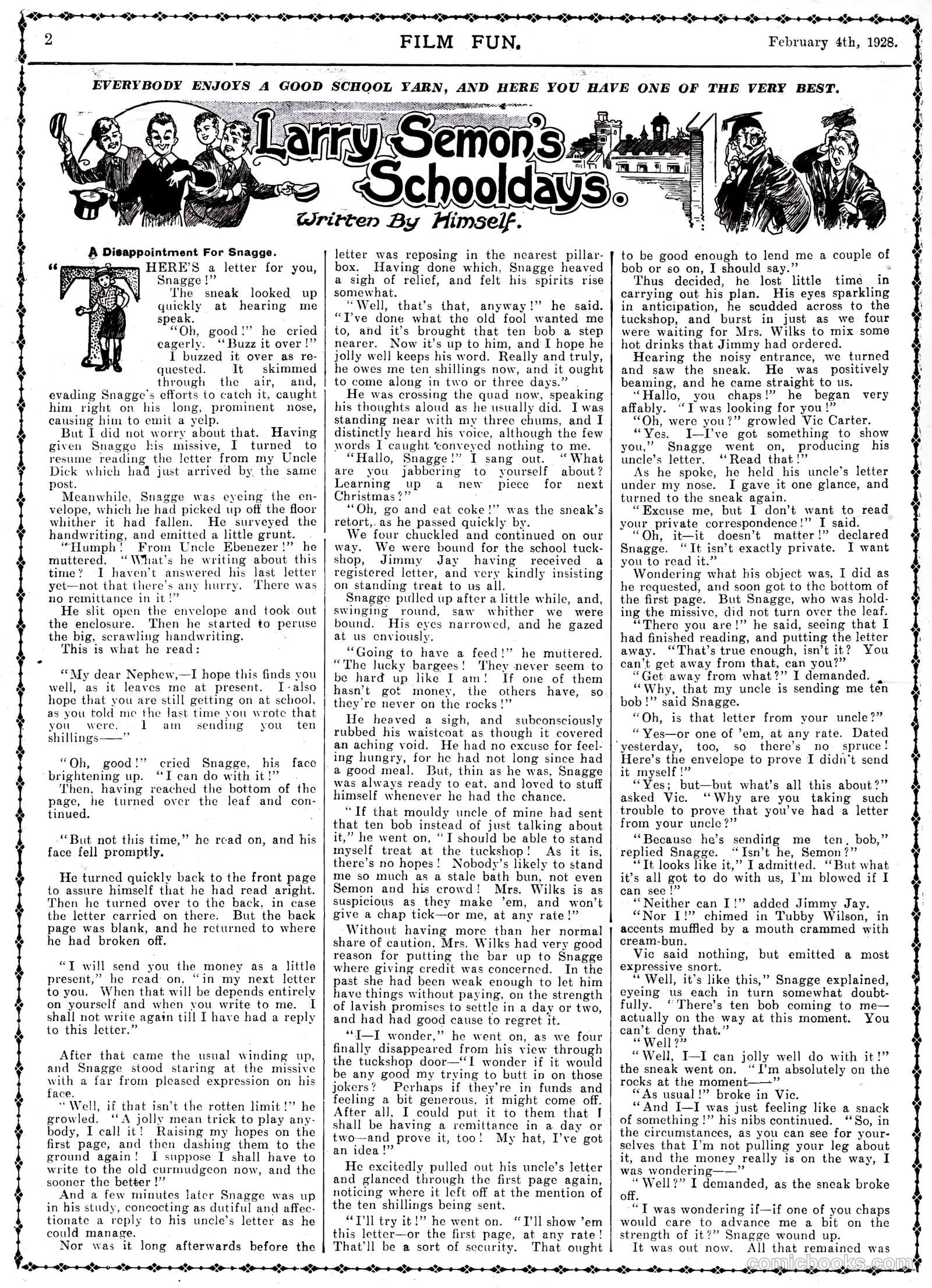 Film Fun #420 (1928) — page 2 of 23