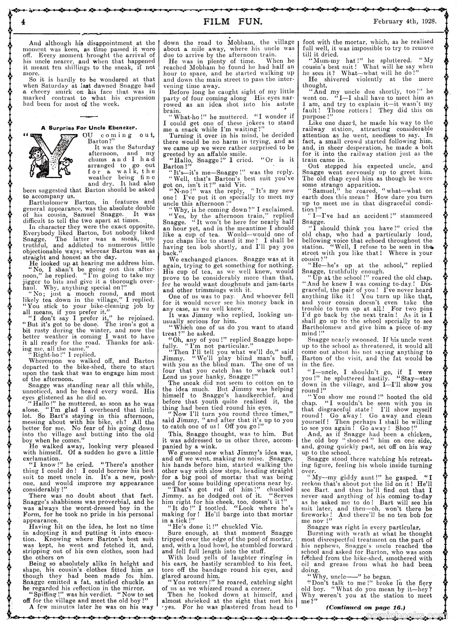 Film Fun #420 (1928) — page 4 of 23