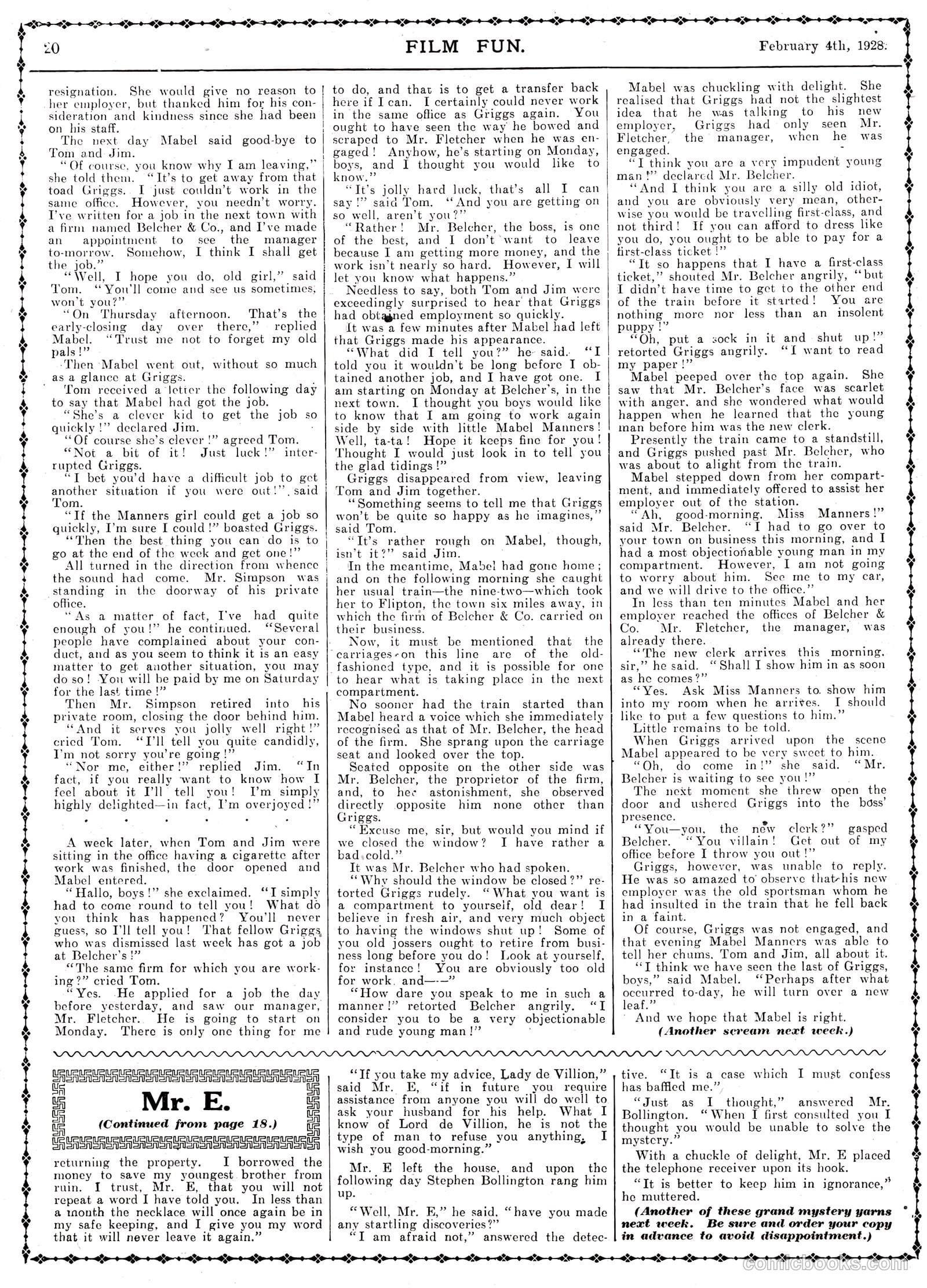 Film Fun #420 (1928) — page 19 of 23