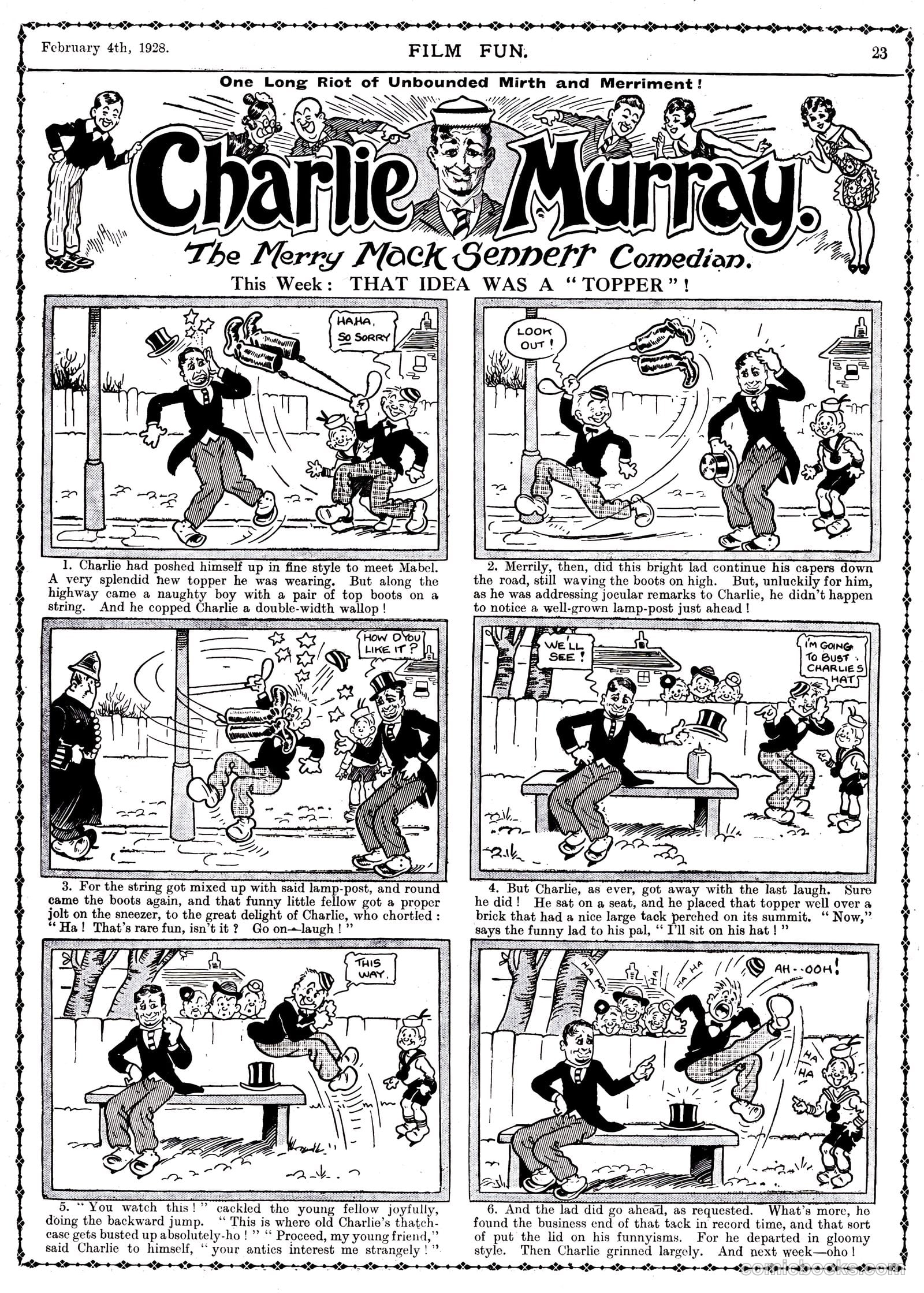 Film Fun #420 (1928) — page 22 of 23