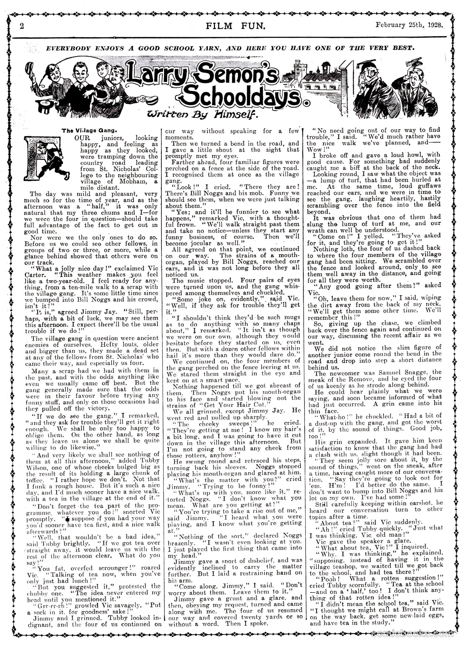 Film Fun #423 (1928) — page 2 of 23