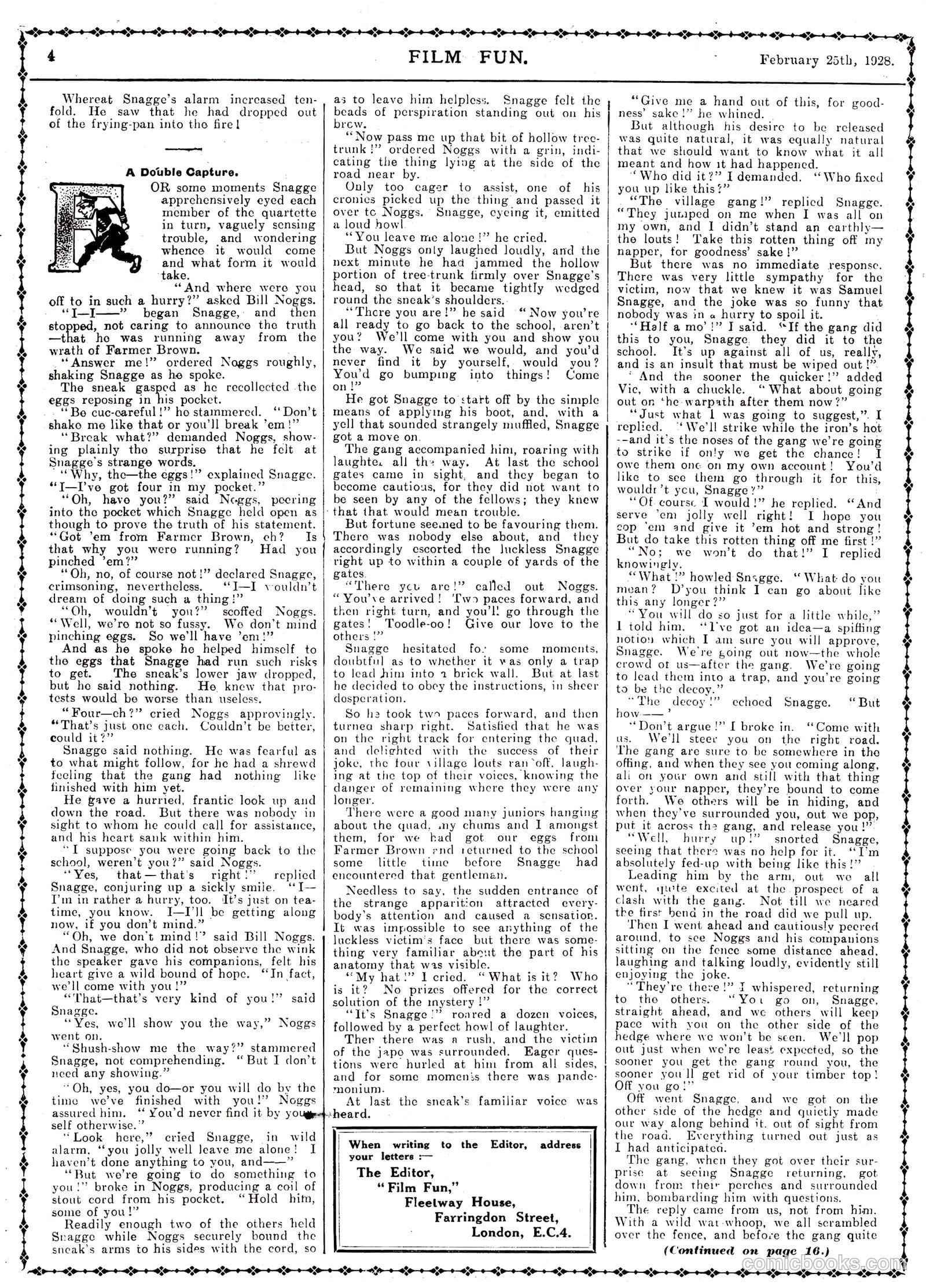 Film Fun #423 (1928) — page 4 of 23