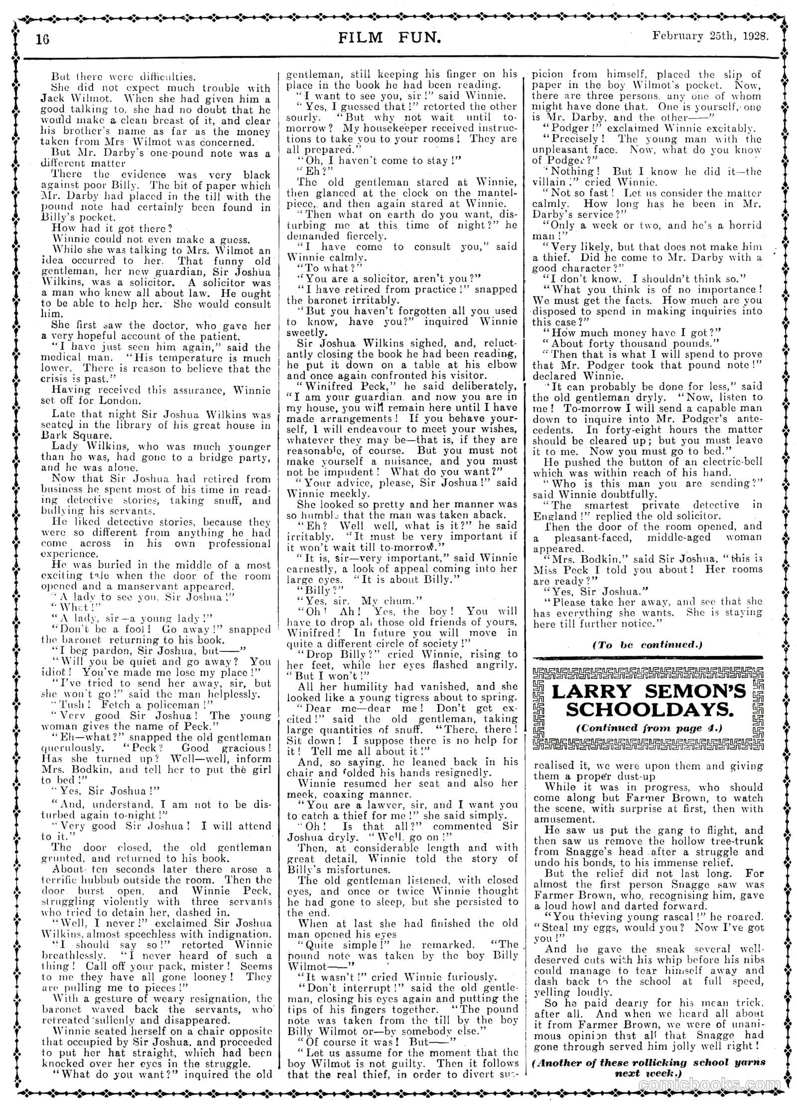 Film Fun #423 (1928) — page 15 of 23