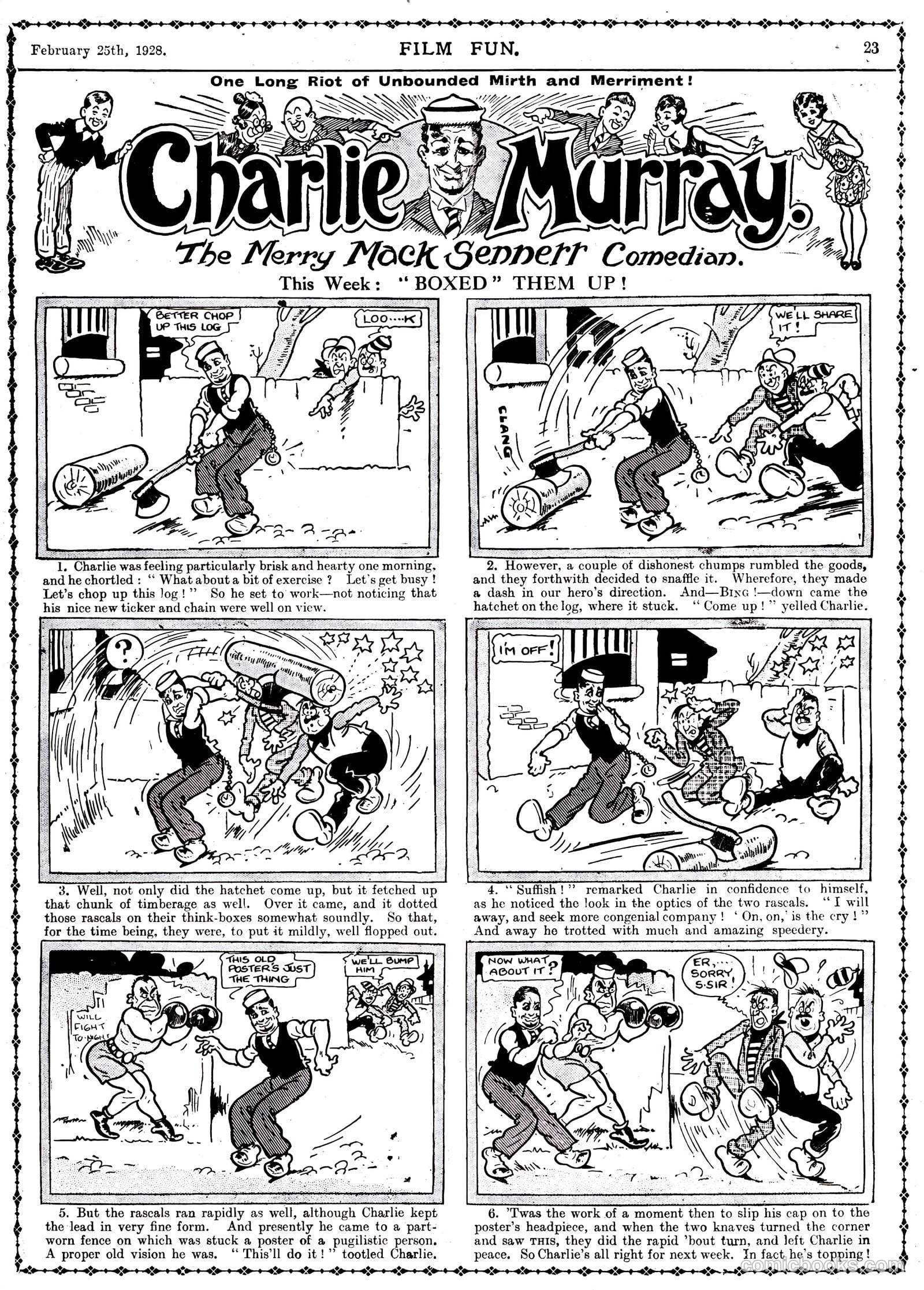 Film Fun #423 (1928) — page 22 of 23
