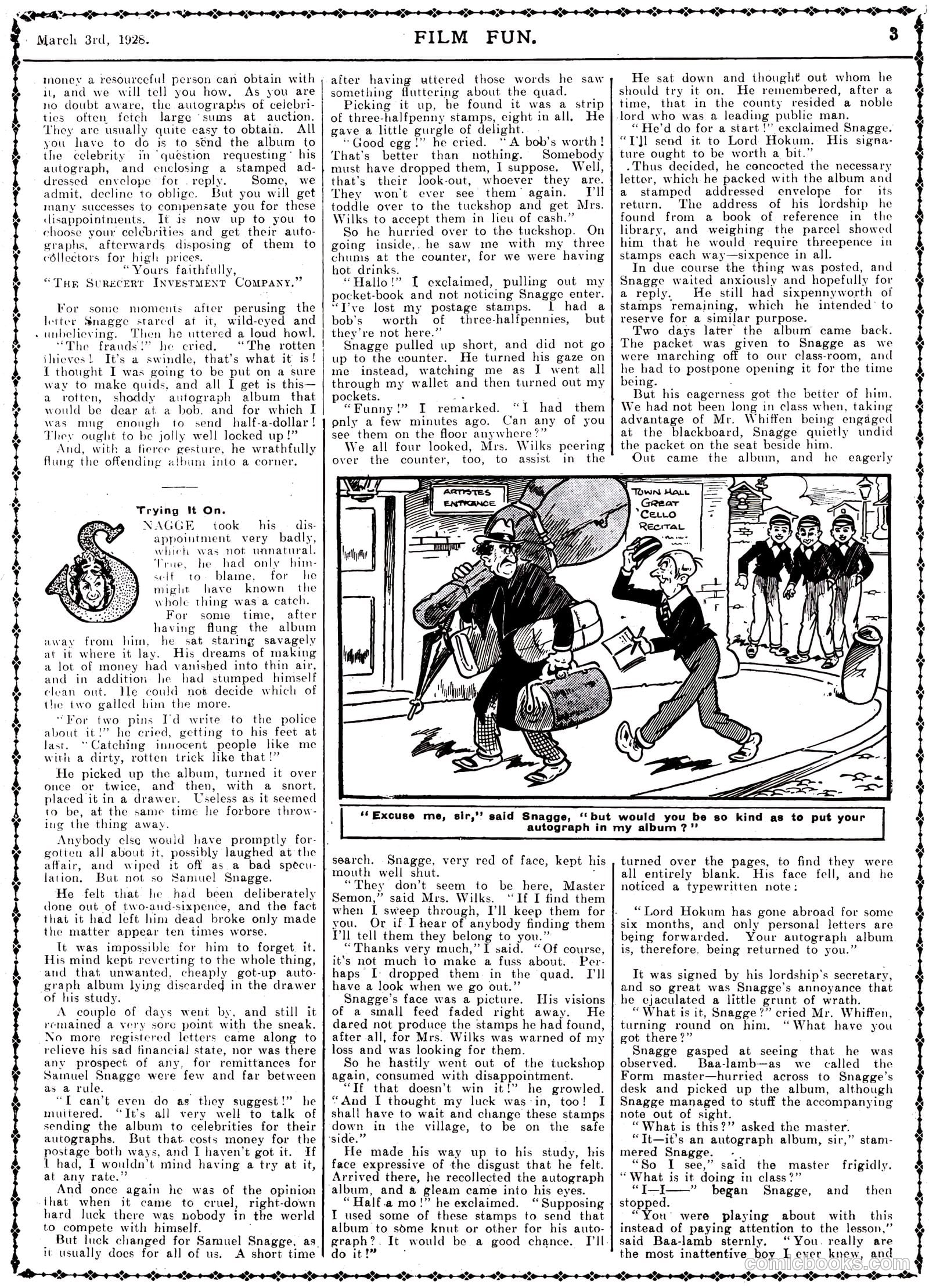Film Fun #424 (1928) — page 3 of 23