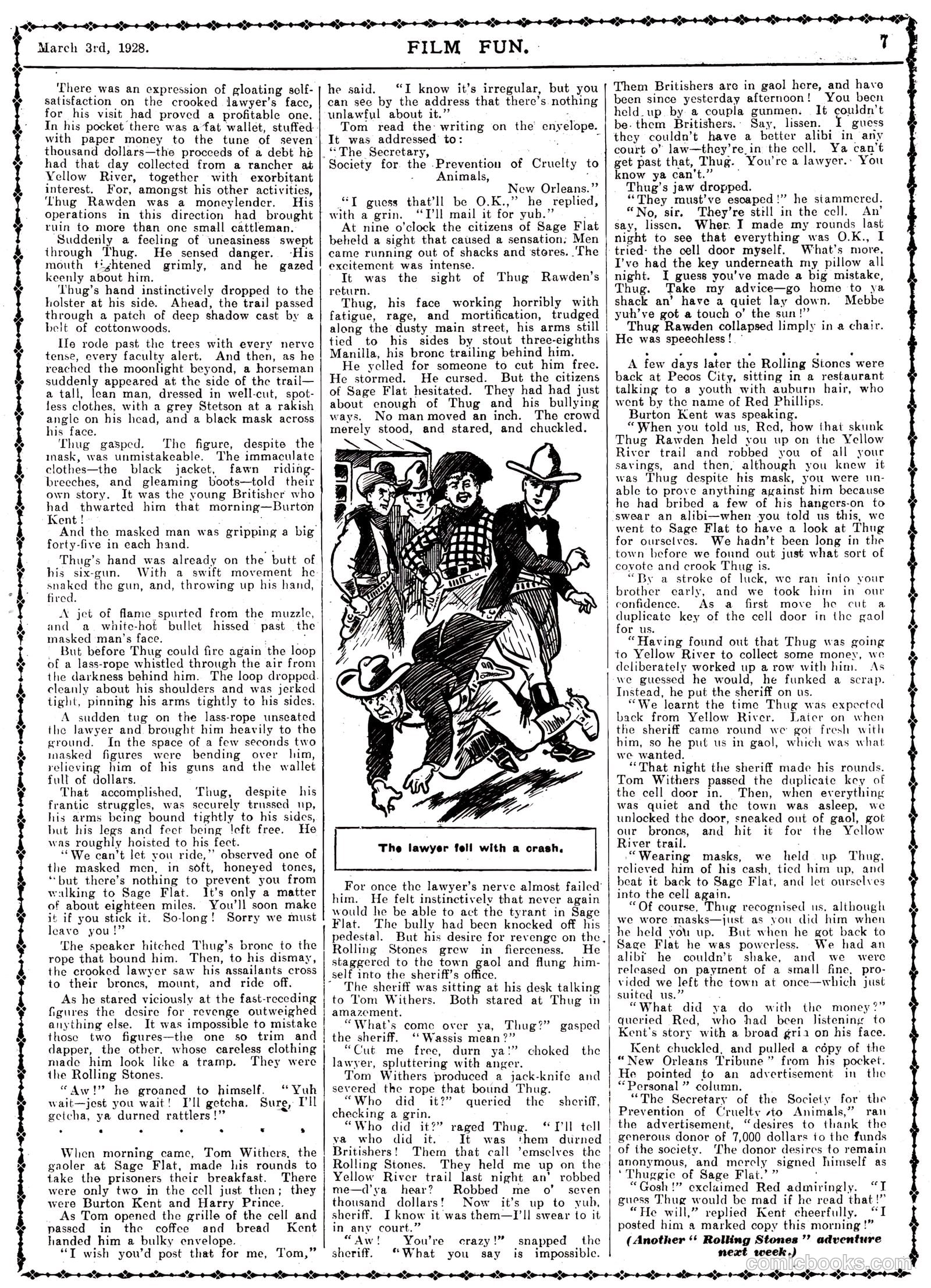 Film Fun #424 (1928) — page 7 of 23