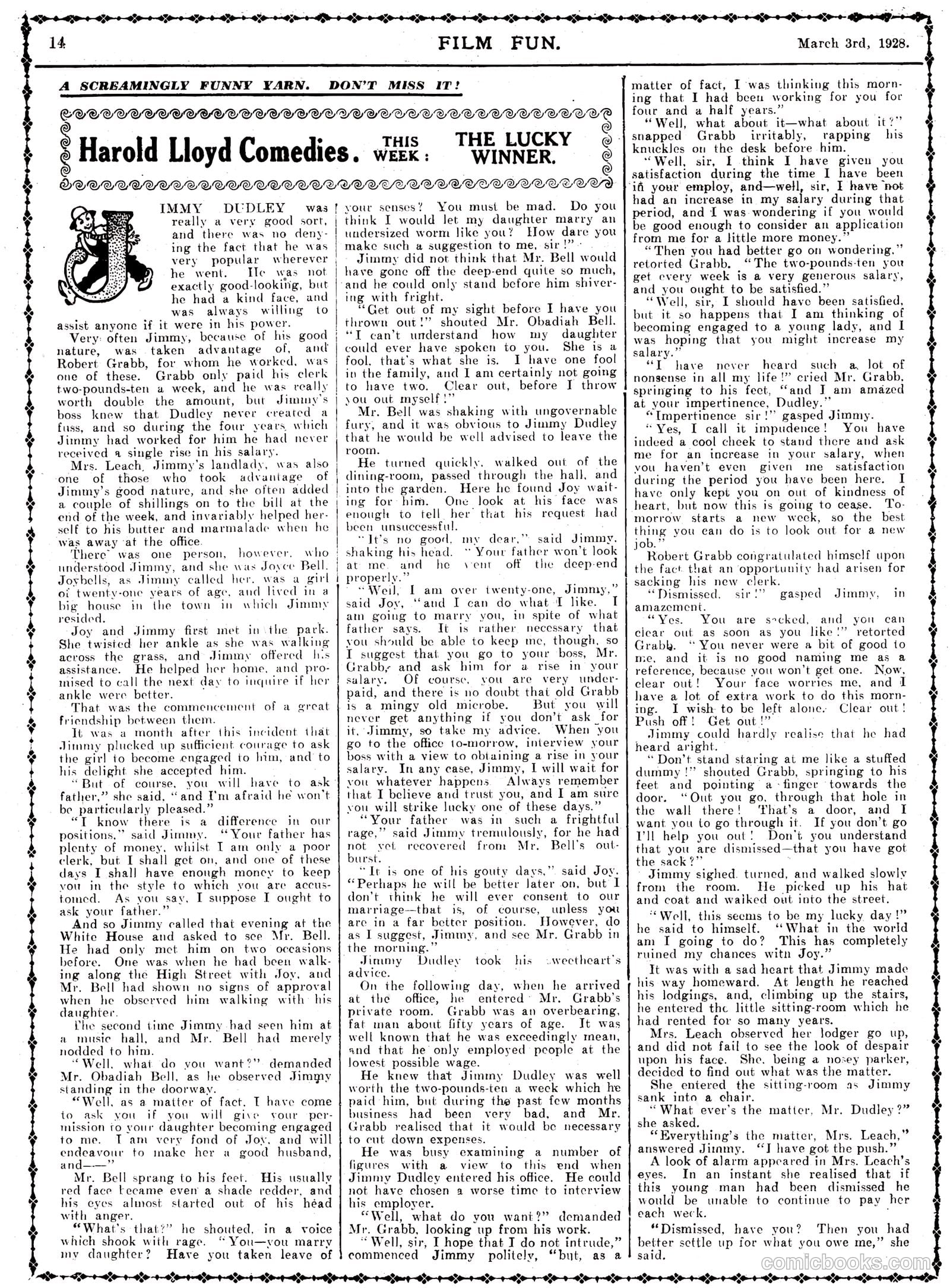 Film Fun #424 (1928) — page 13 of 23
