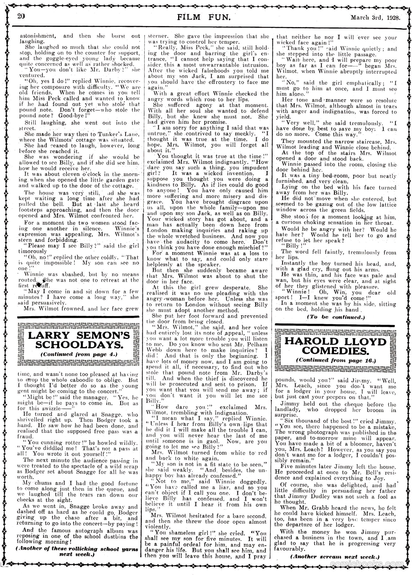Film Fun #424 (1928) — page 19 of 23