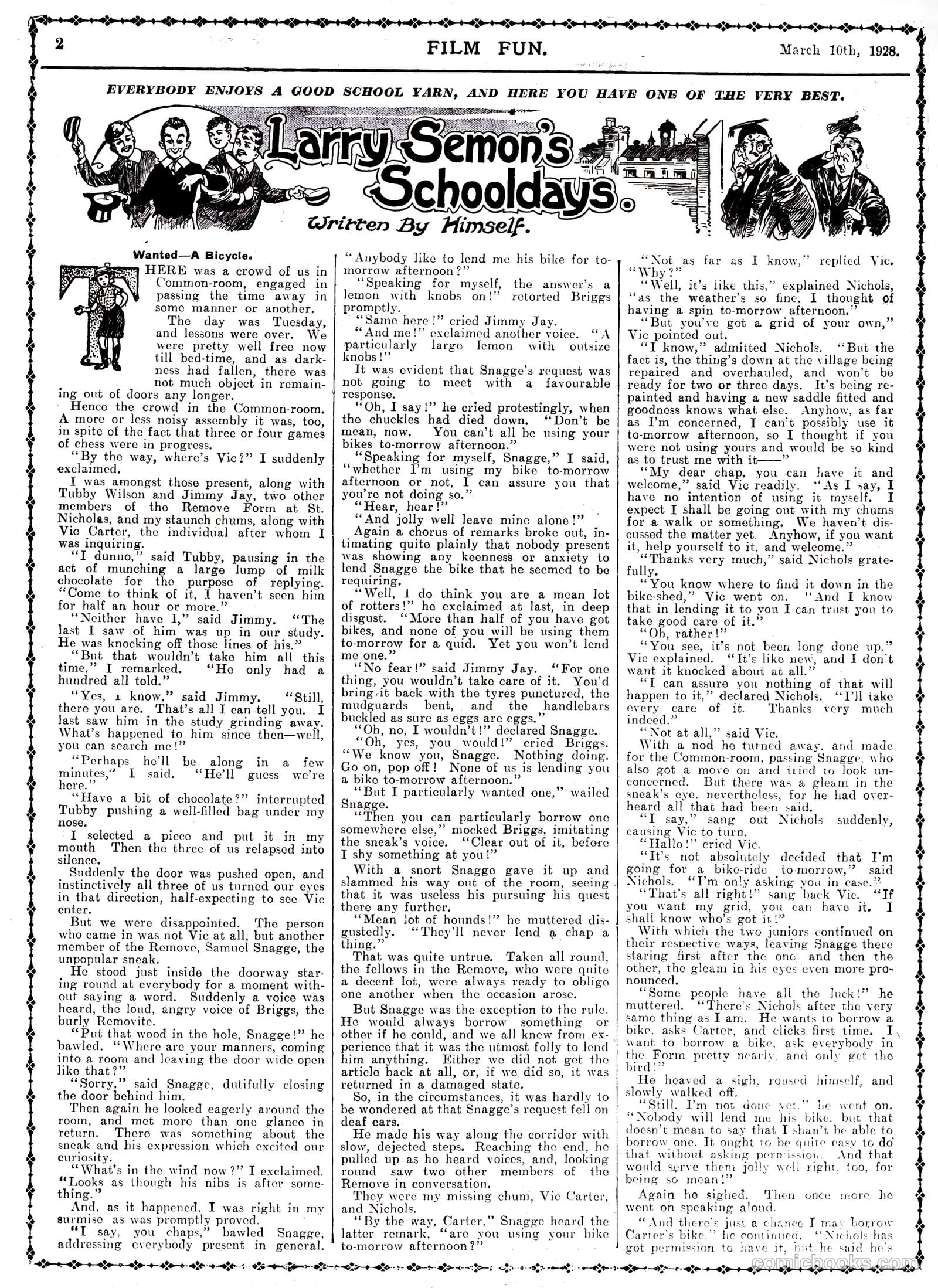 Film Fun #425 (1928) — page 2 of 23