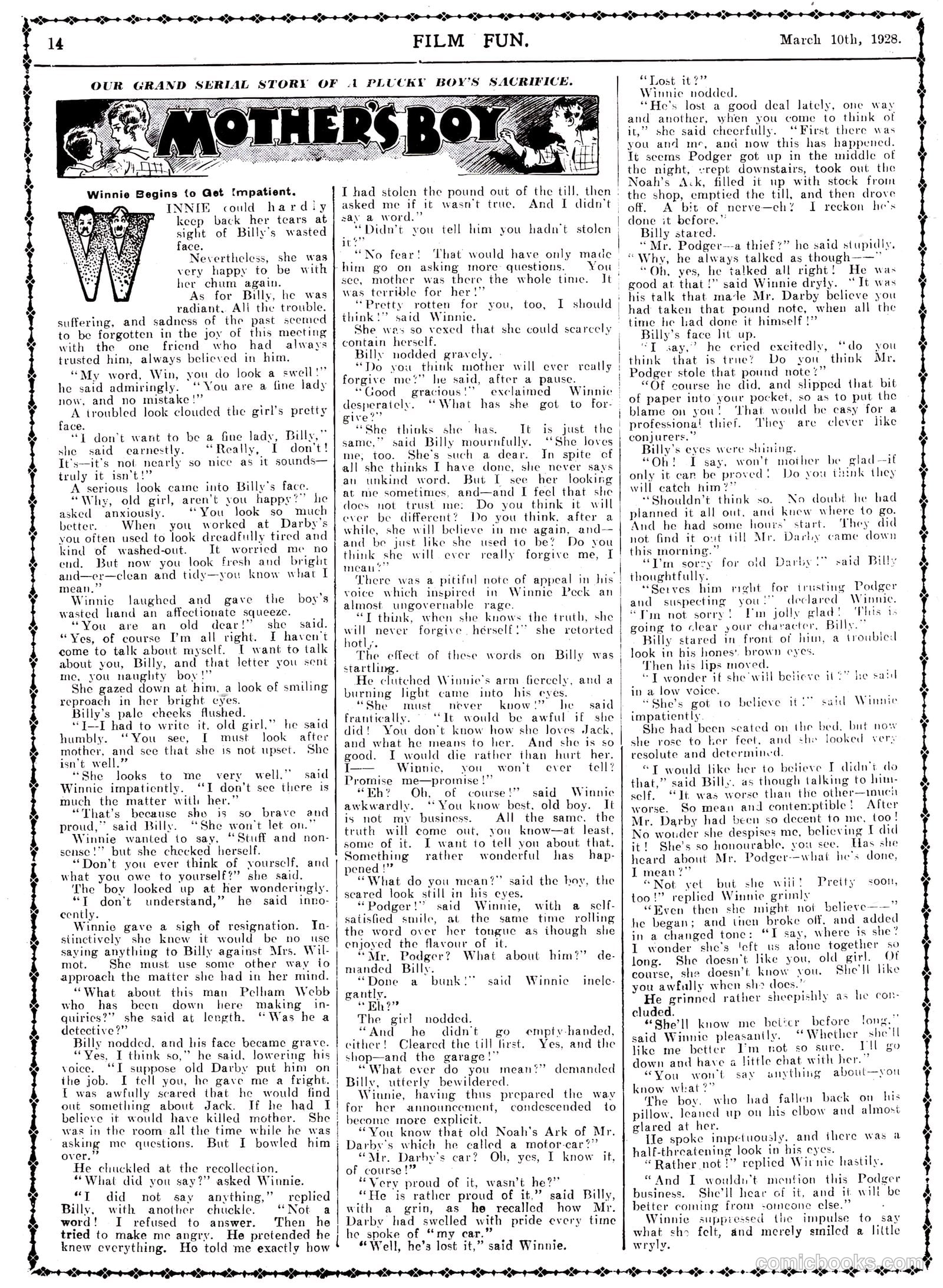 Film Fun #425 (1928) — page 13 of 23