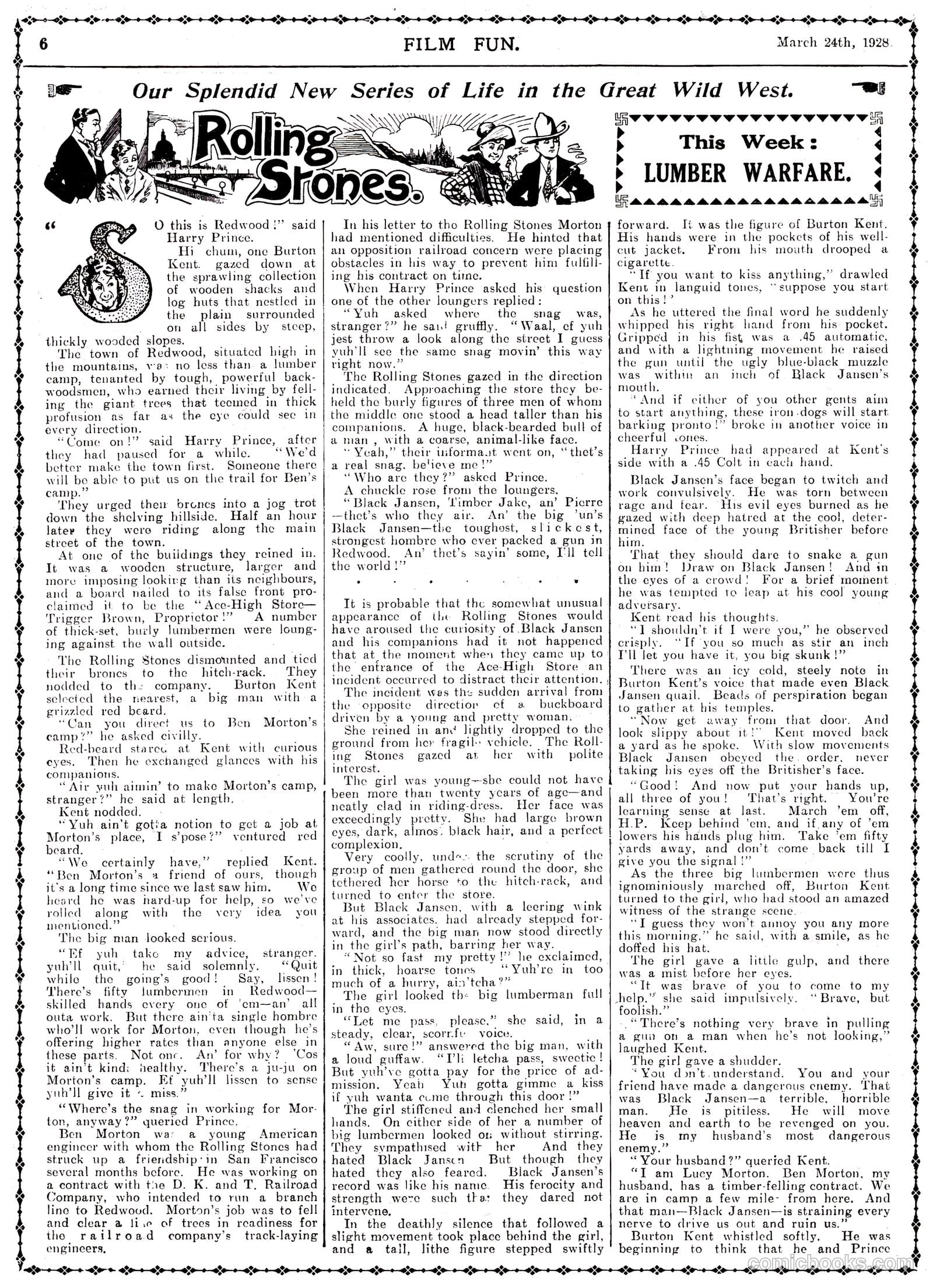 Film Fun #427 (1928) — page 6 of 23