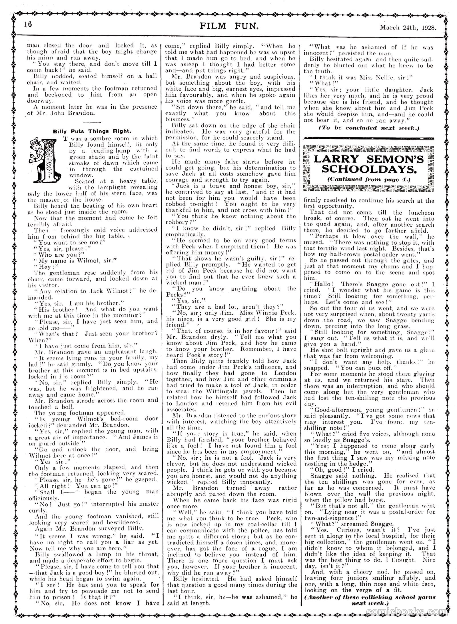 Film Fun #427 (1928) — page 15 of 23