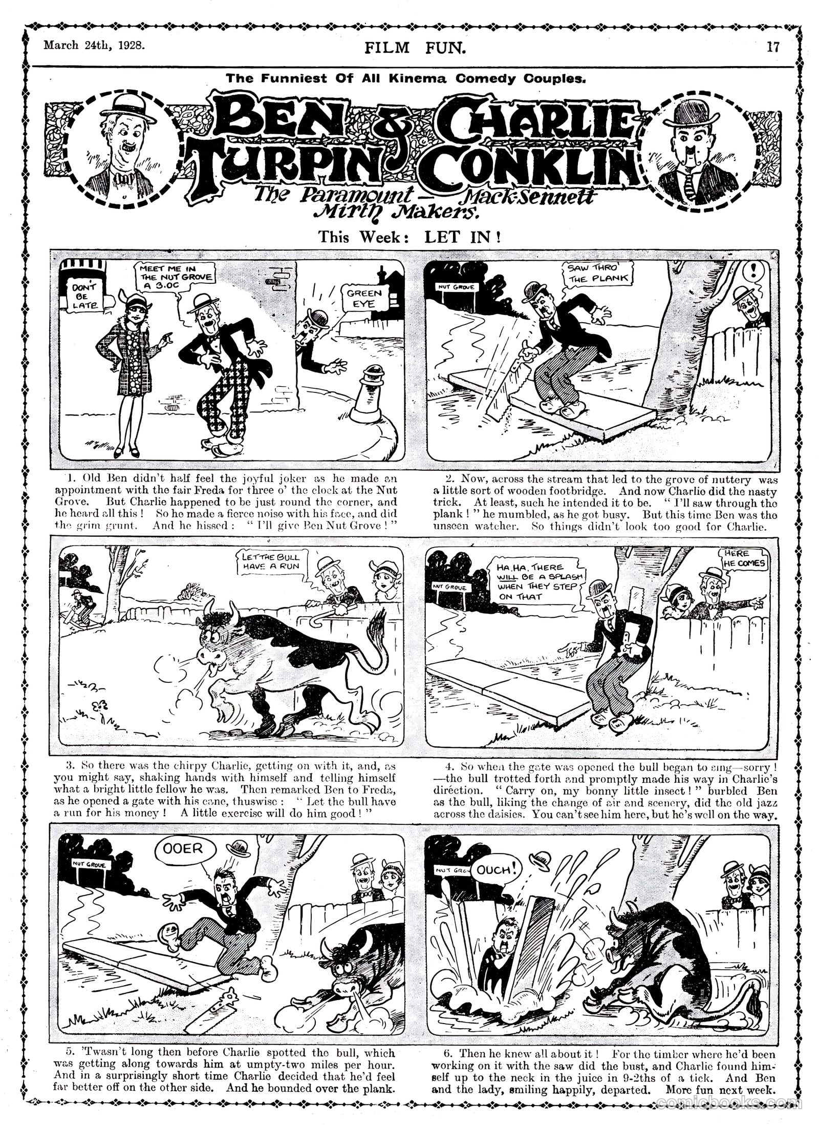 Film Fun #427 (1928) — page 16 of 23