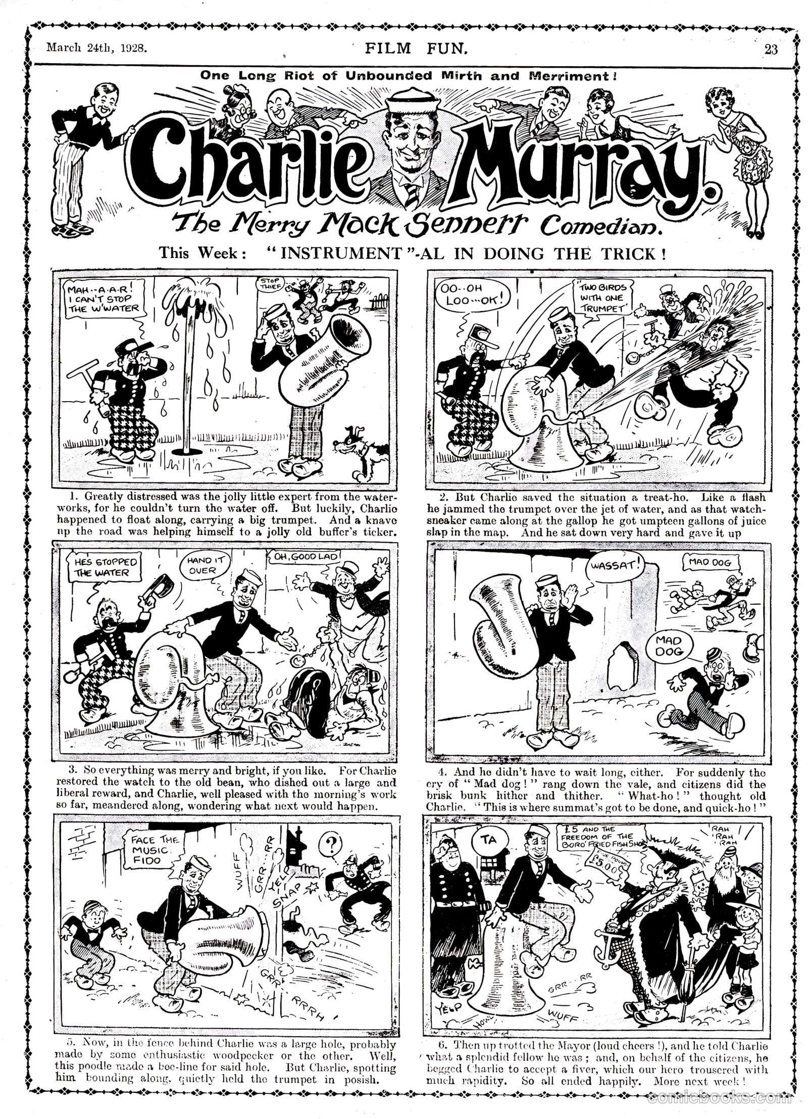 Film Fun #427 (1928) — page 22 of 23