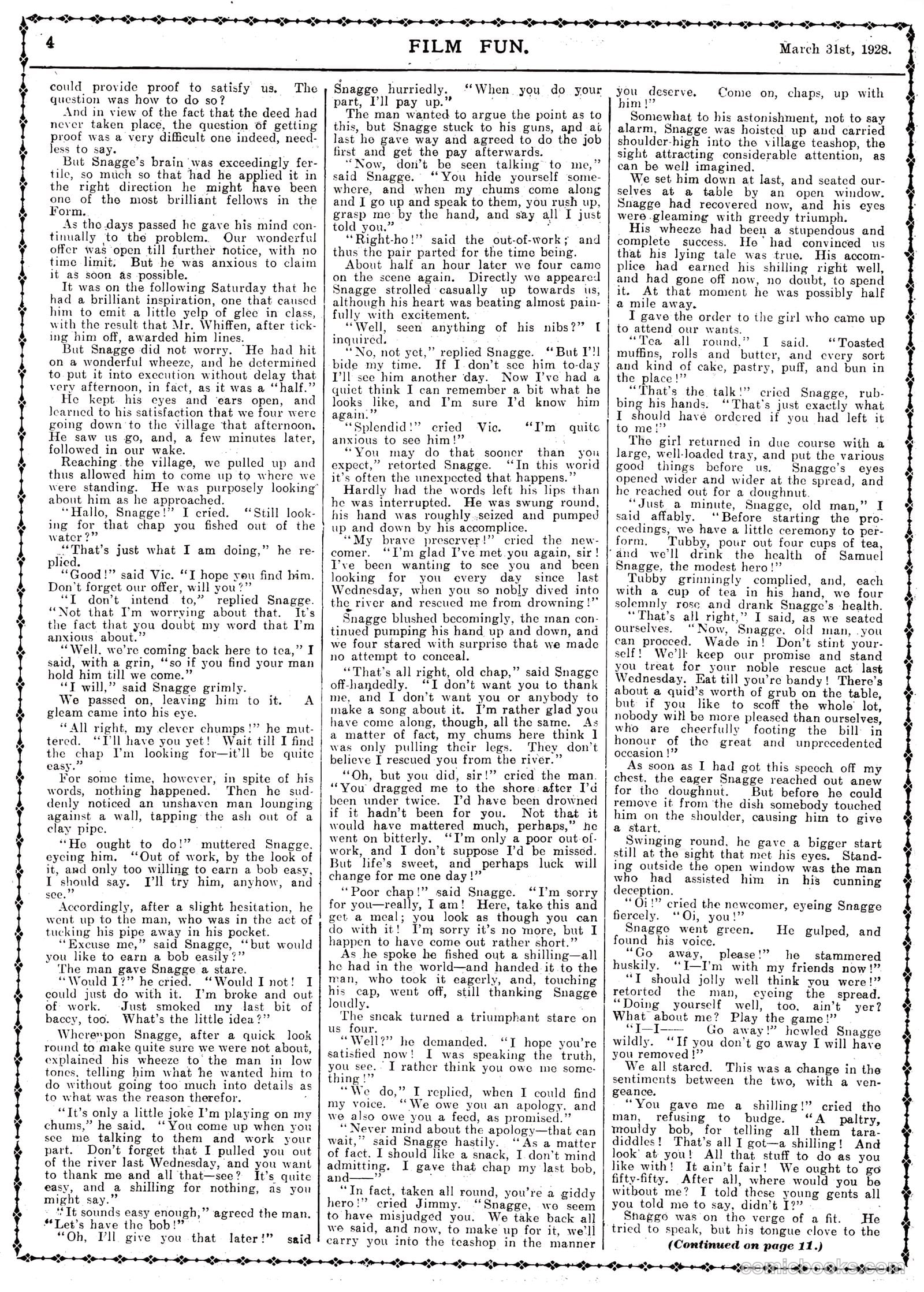 Film Fun #428 (1928) — page 4 of 23