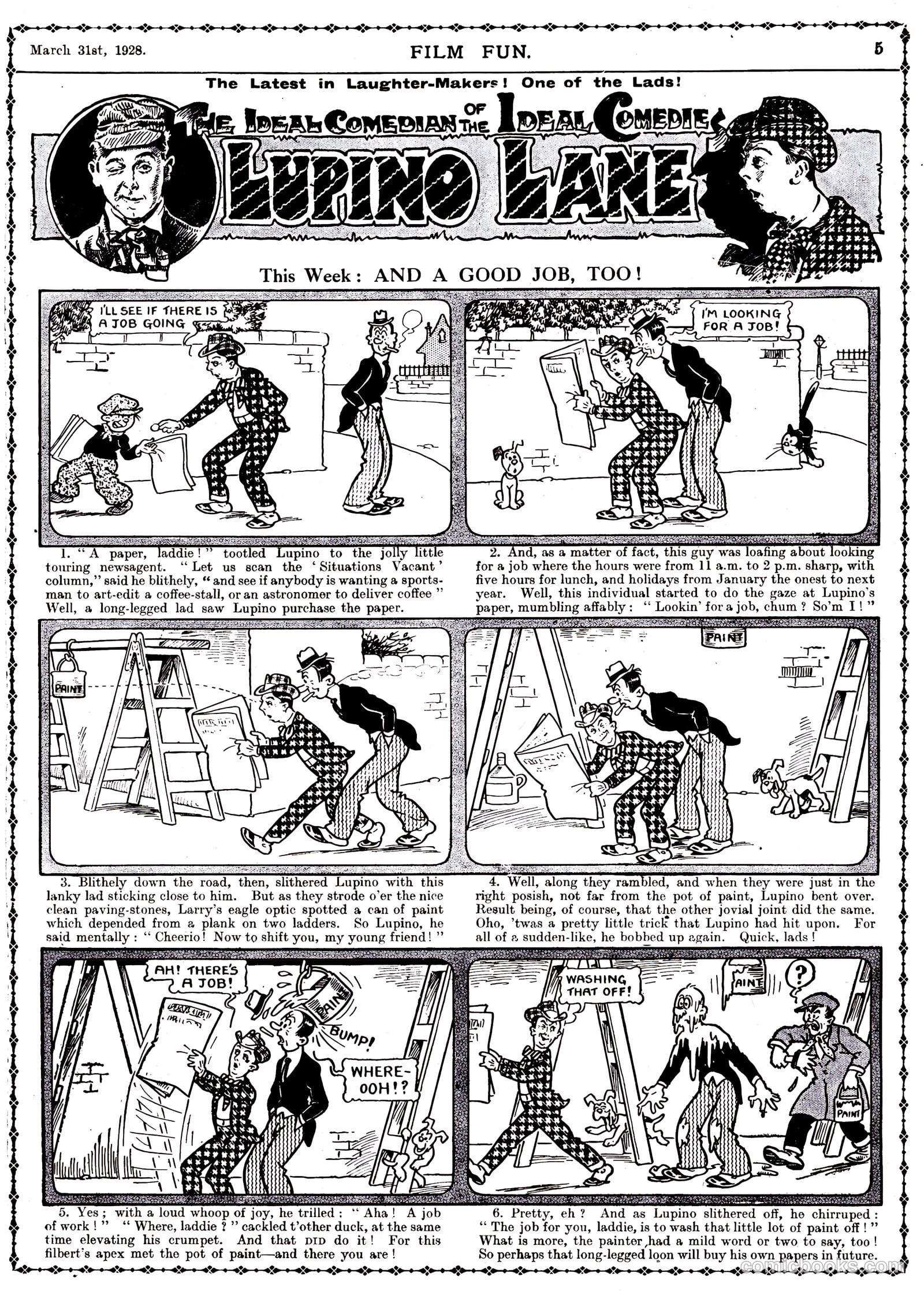 Film Fun #428 (1928) — page 5 of 23