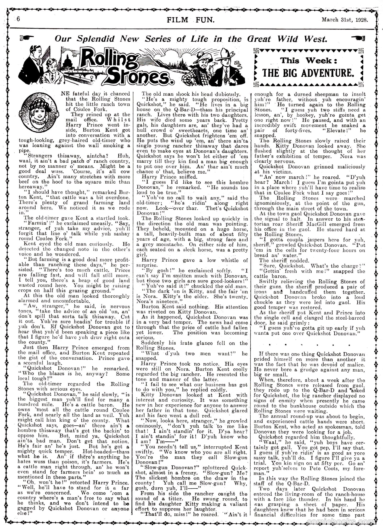 Film Fun #428 (1928) — page 6 of 23