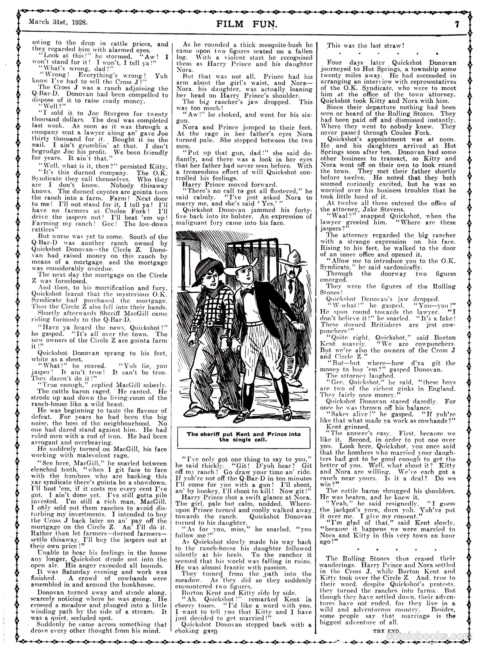 Film Fun #428 (1928) — page 7 of 23