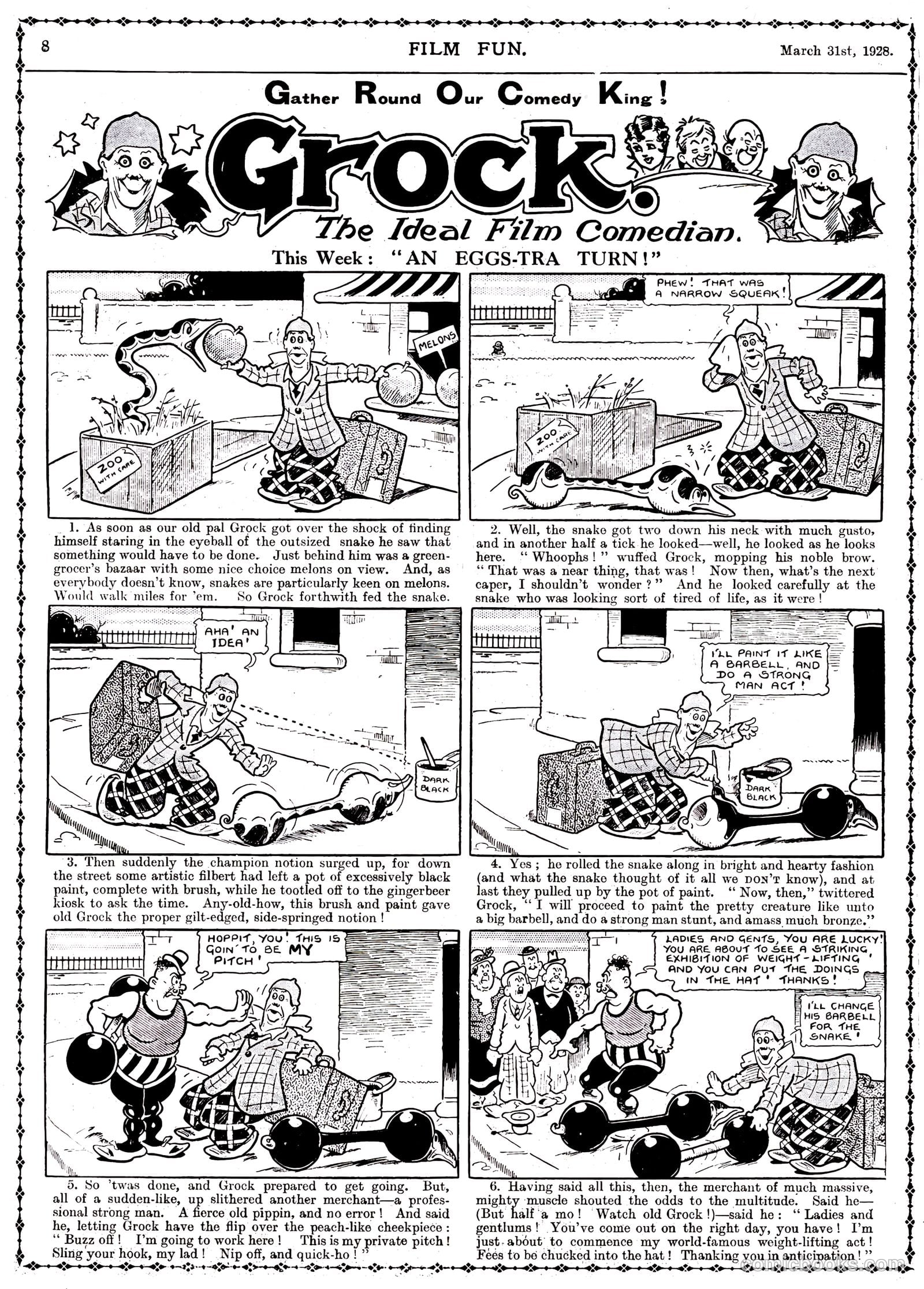 Film Fun #428 (1928) — page 8 of 23