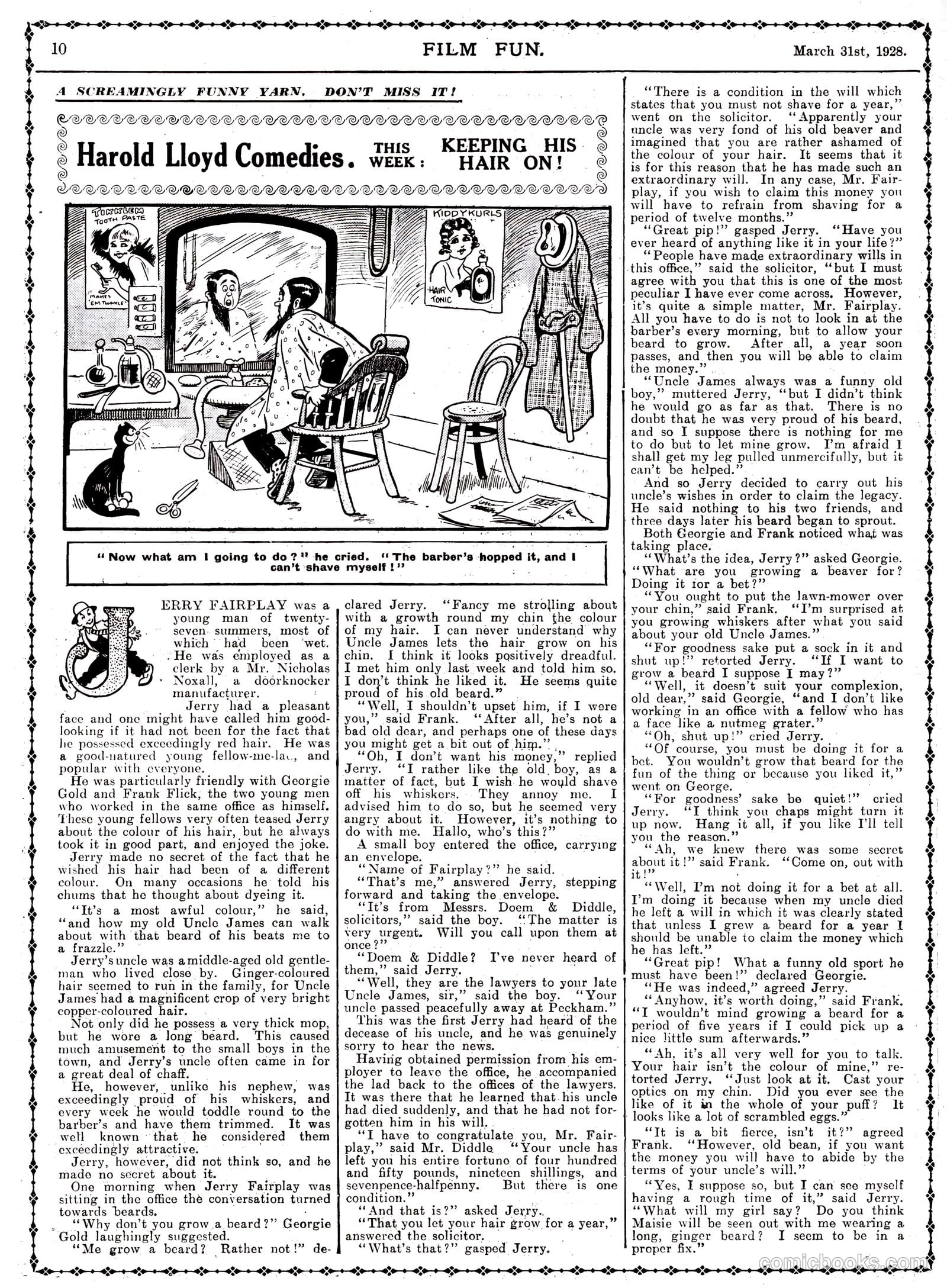 Film Fun #428 (1928) — page 10 of 23