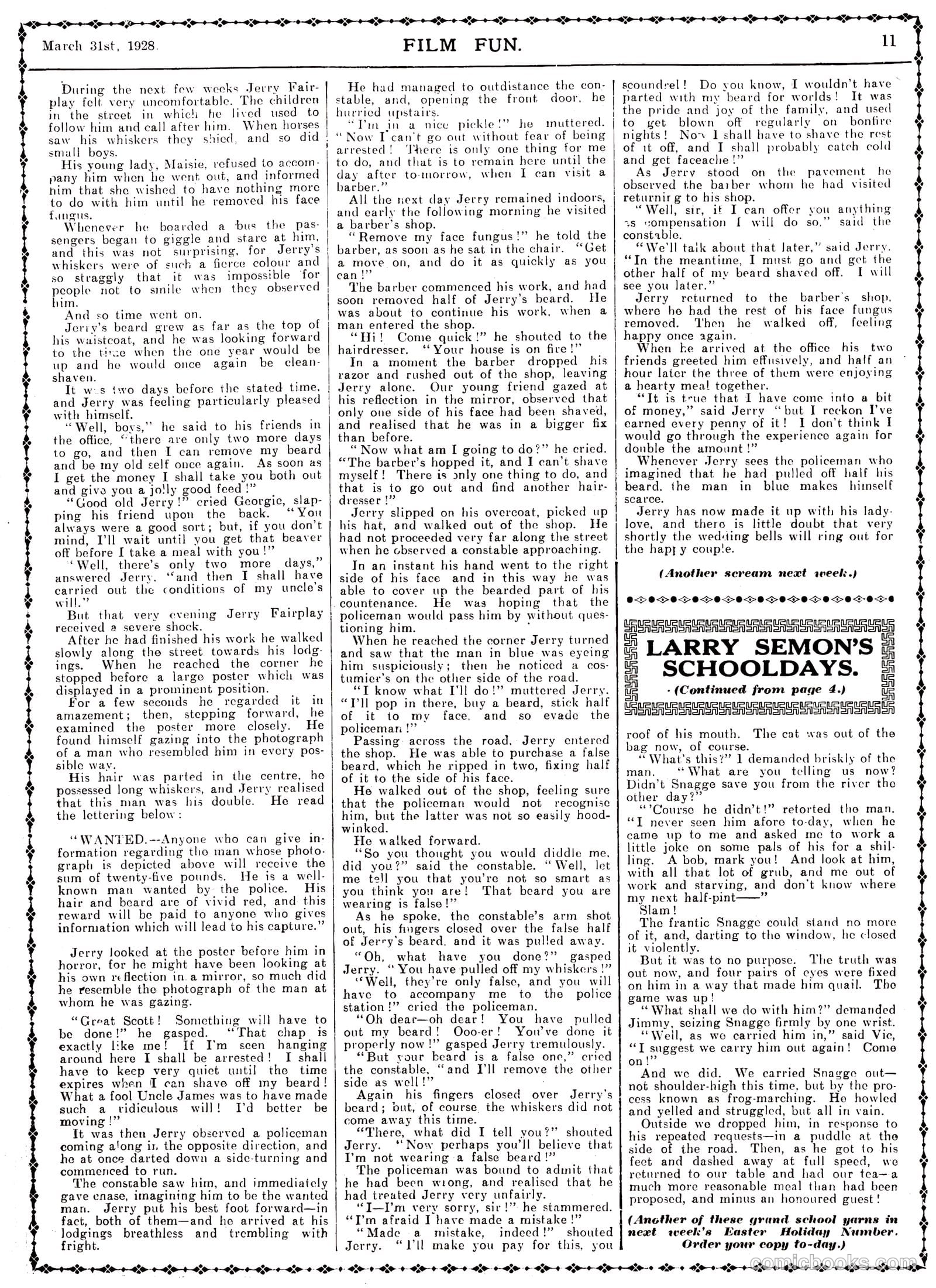 Film Fun #428 (1928) — page 11 of 23