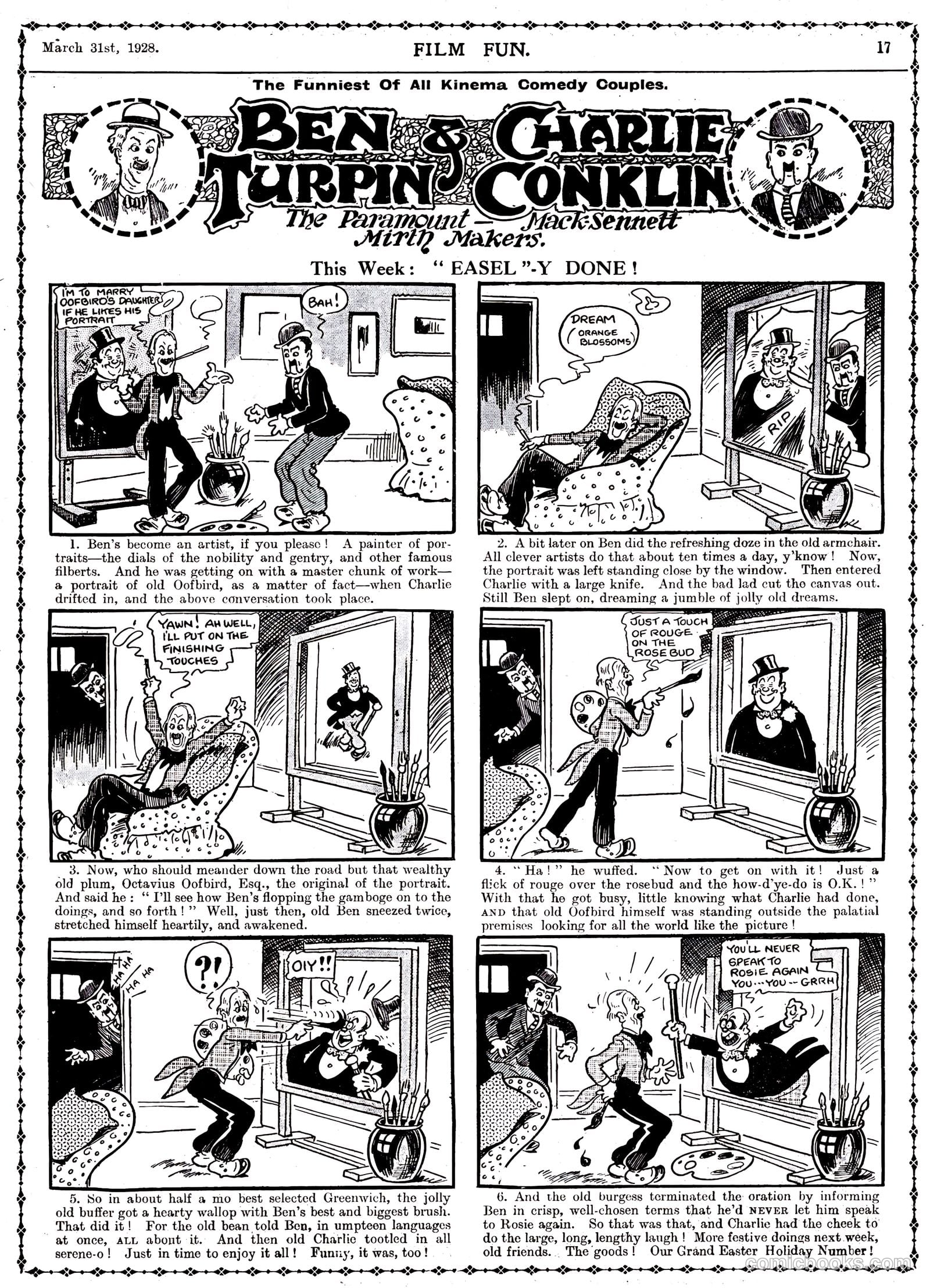 Film Fun #428 (1928) — page 16 of 23