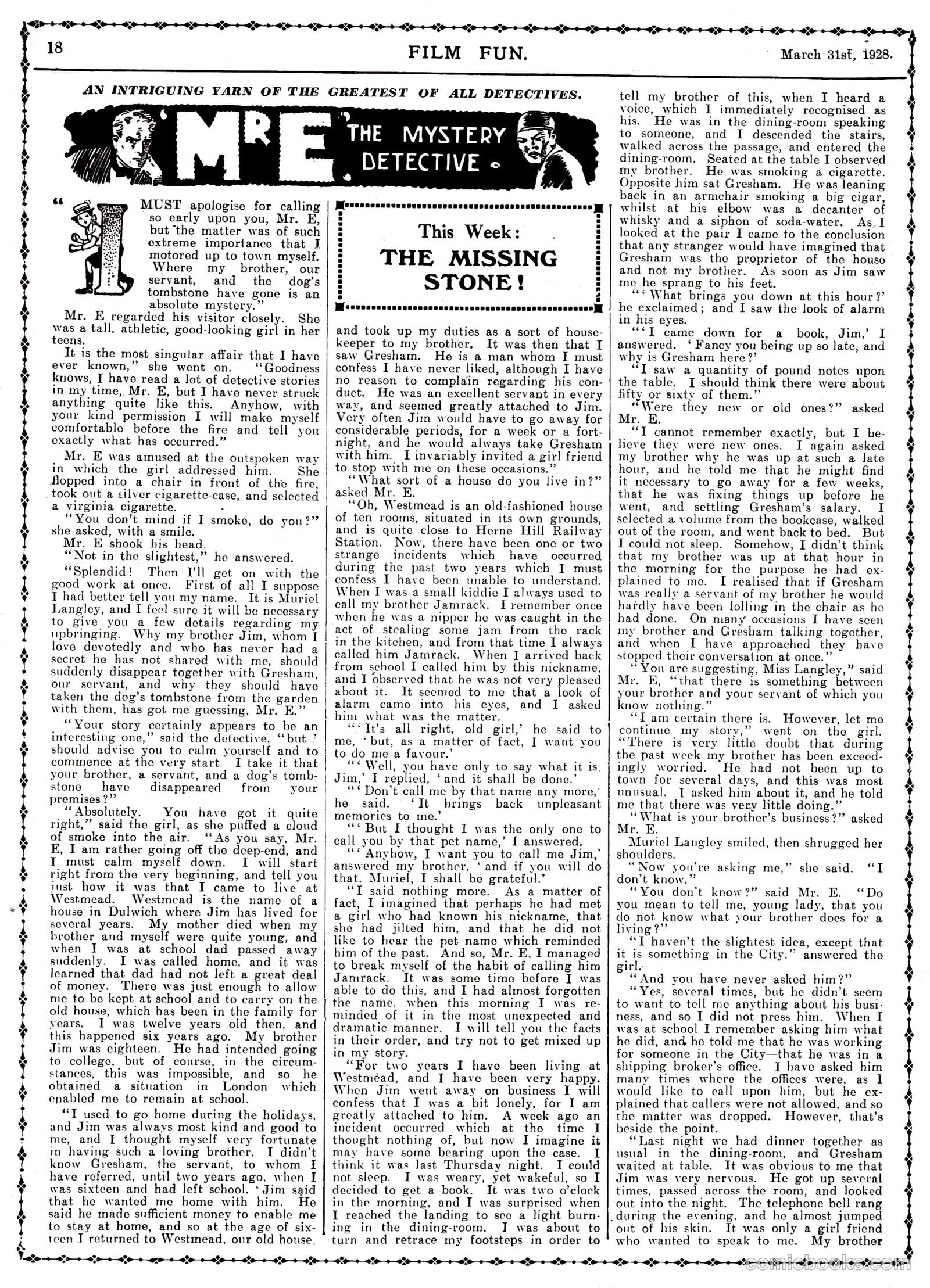 Film Fun #428 (1928) — page 17 of 23