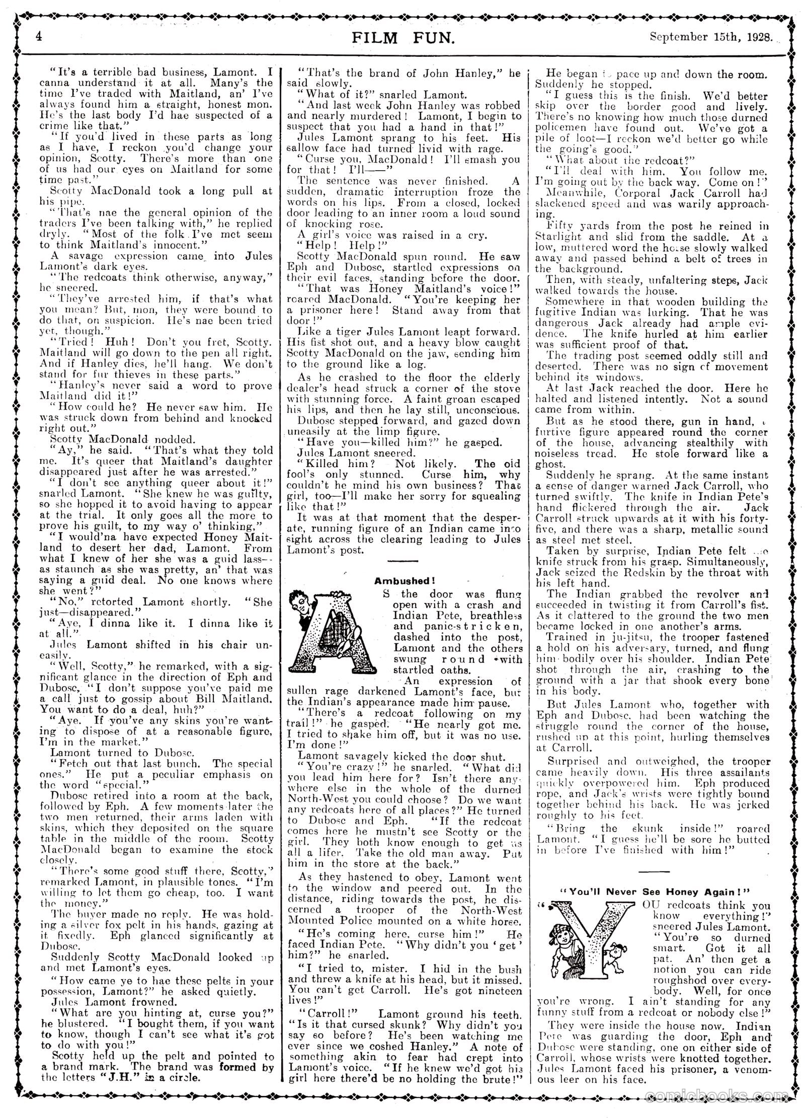Film Fun #452 (1928) — page 4 of 23