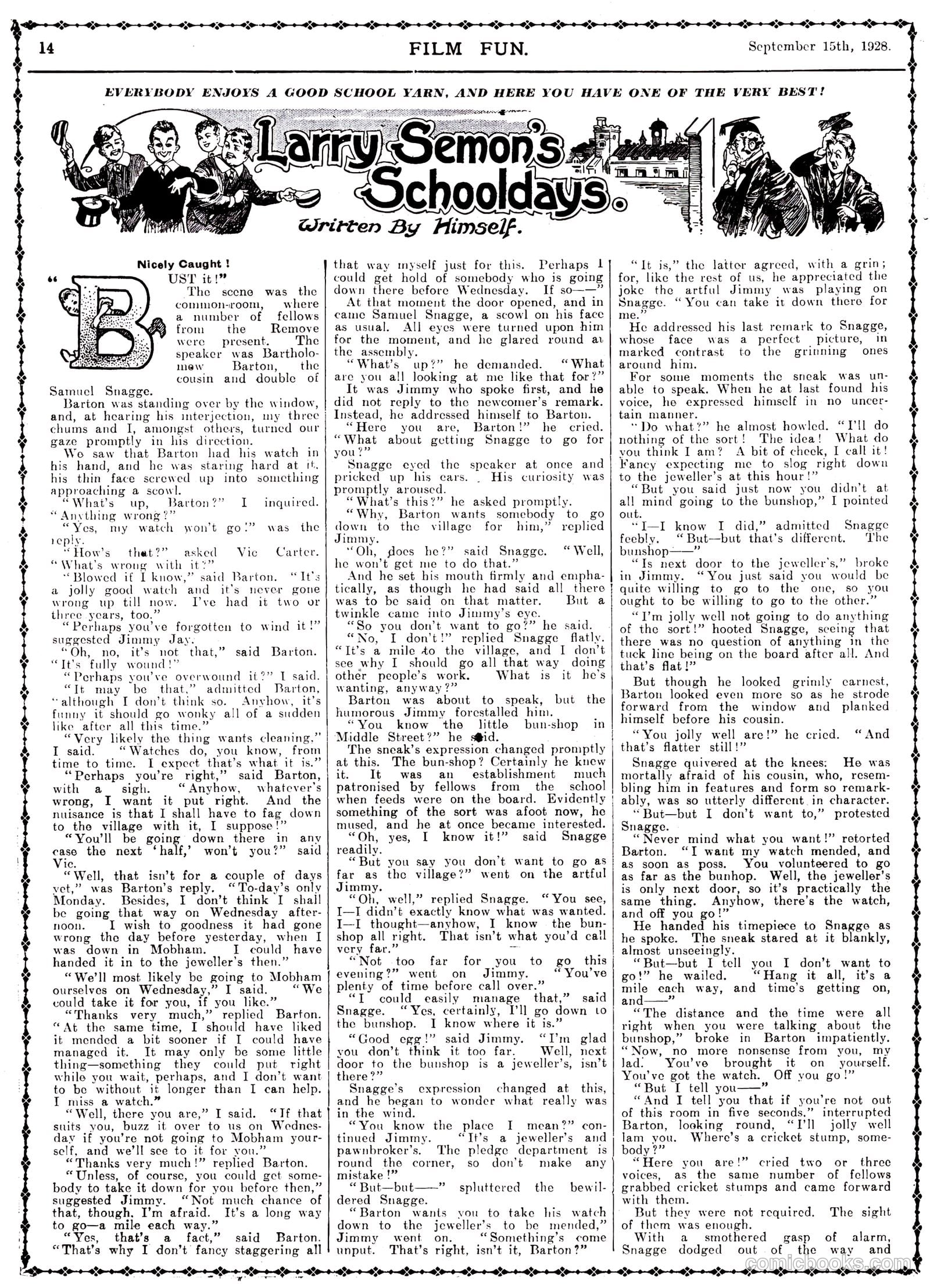 Film Fun #452 (1928) — page 13 of 23