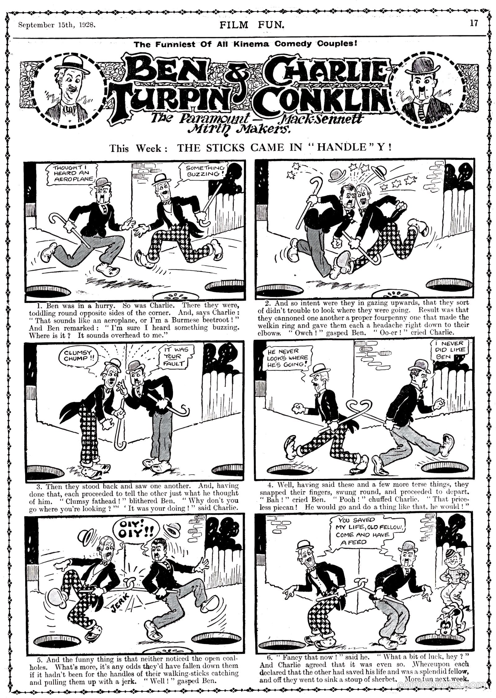 Film Fun #452 (1928) — page 16 of 23