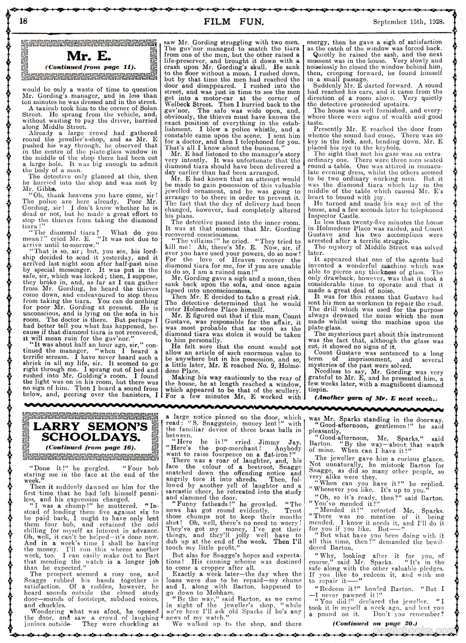 Film Fun #452 (1928) — page 17 of 23