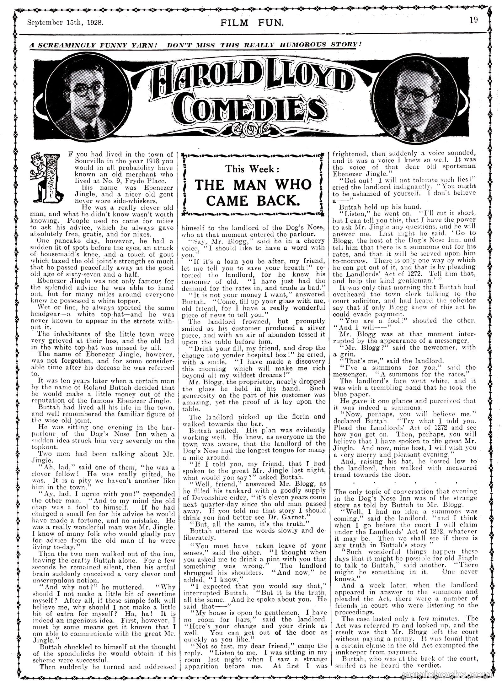 Film Fun #452 (1928) — page 18 of 23