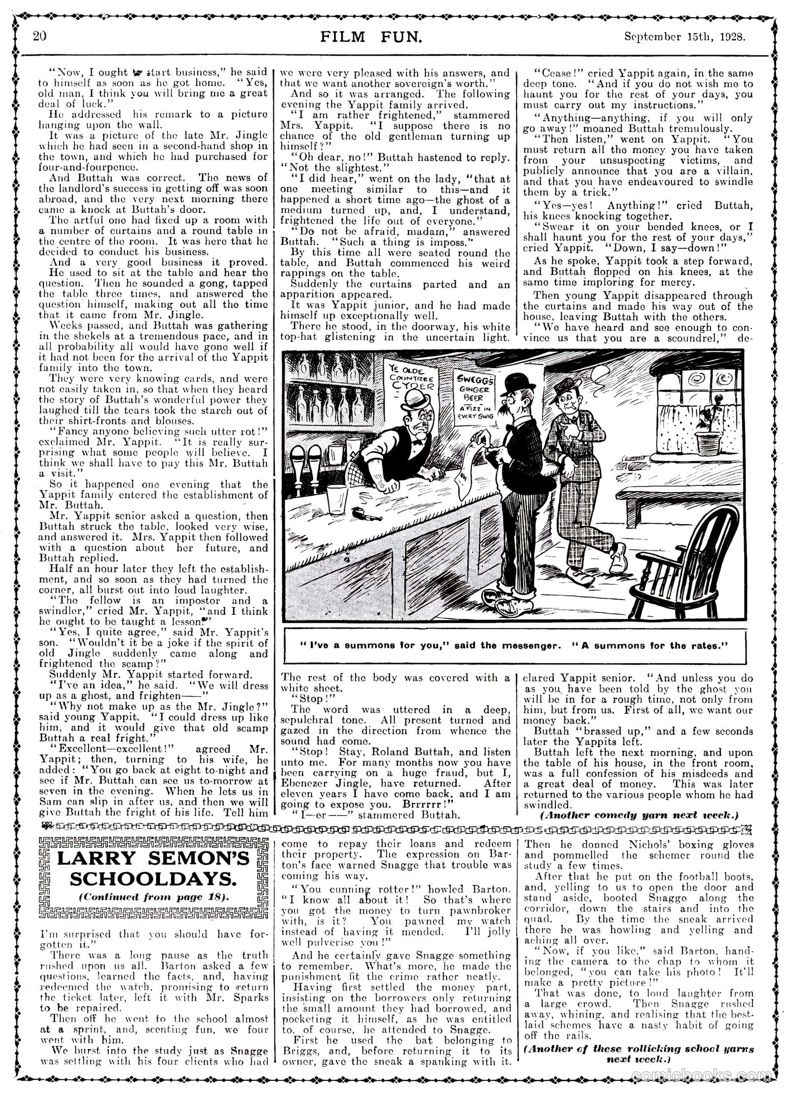 Film Fun #452 (1928) — page 19 of 23