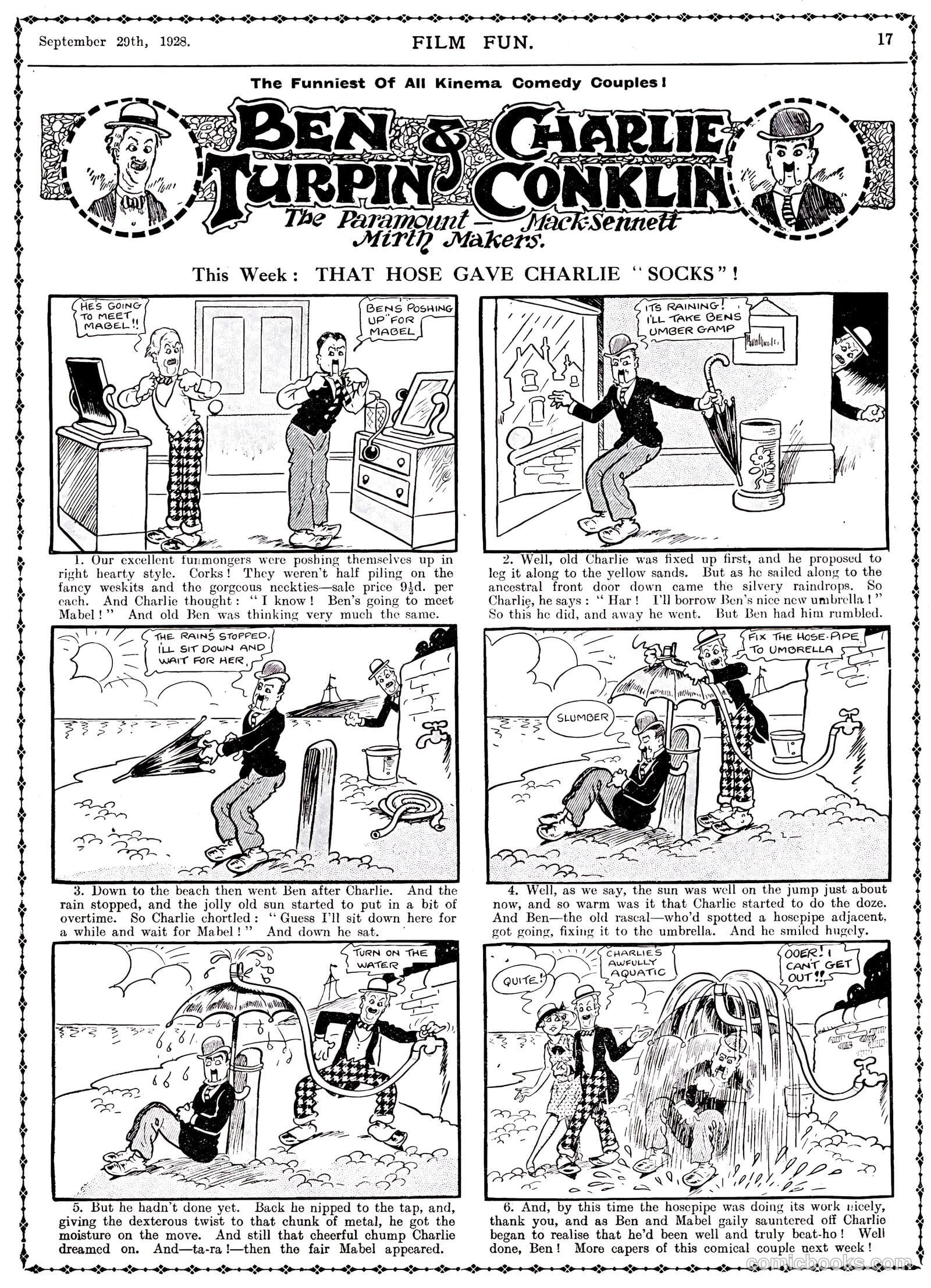 Film Fun #454 (1928) — page 16 of 23