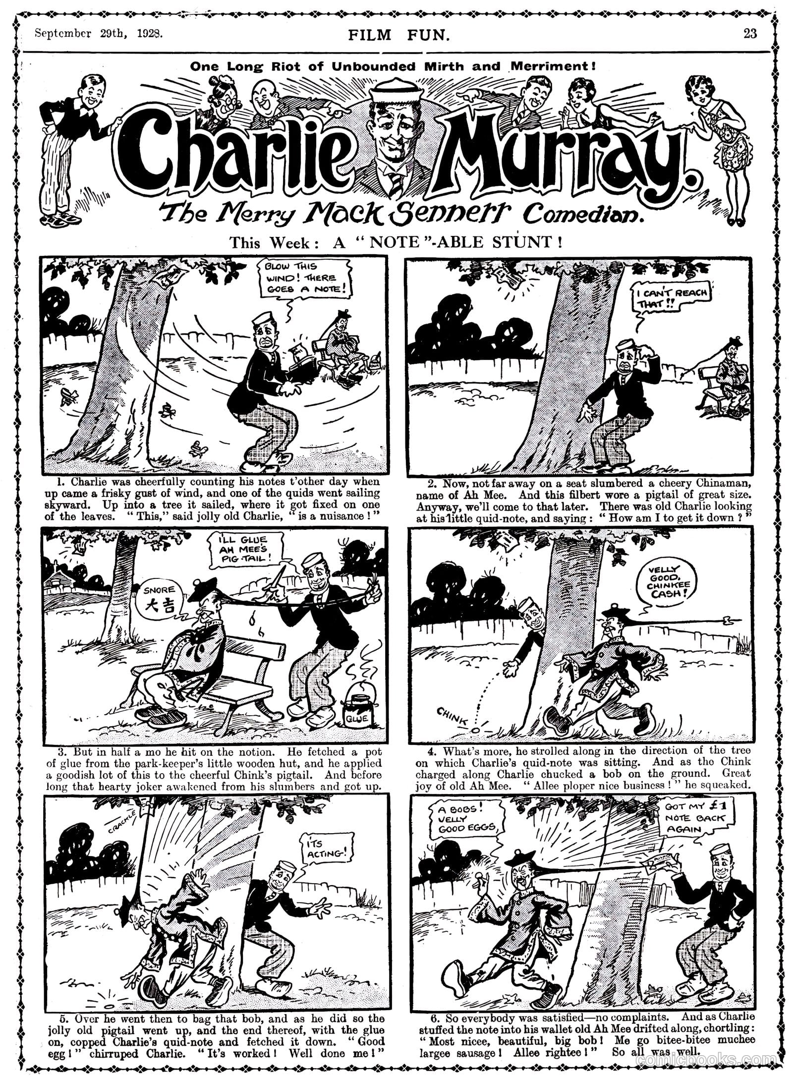 Film Fun #454 (1928) — page 22 of 23