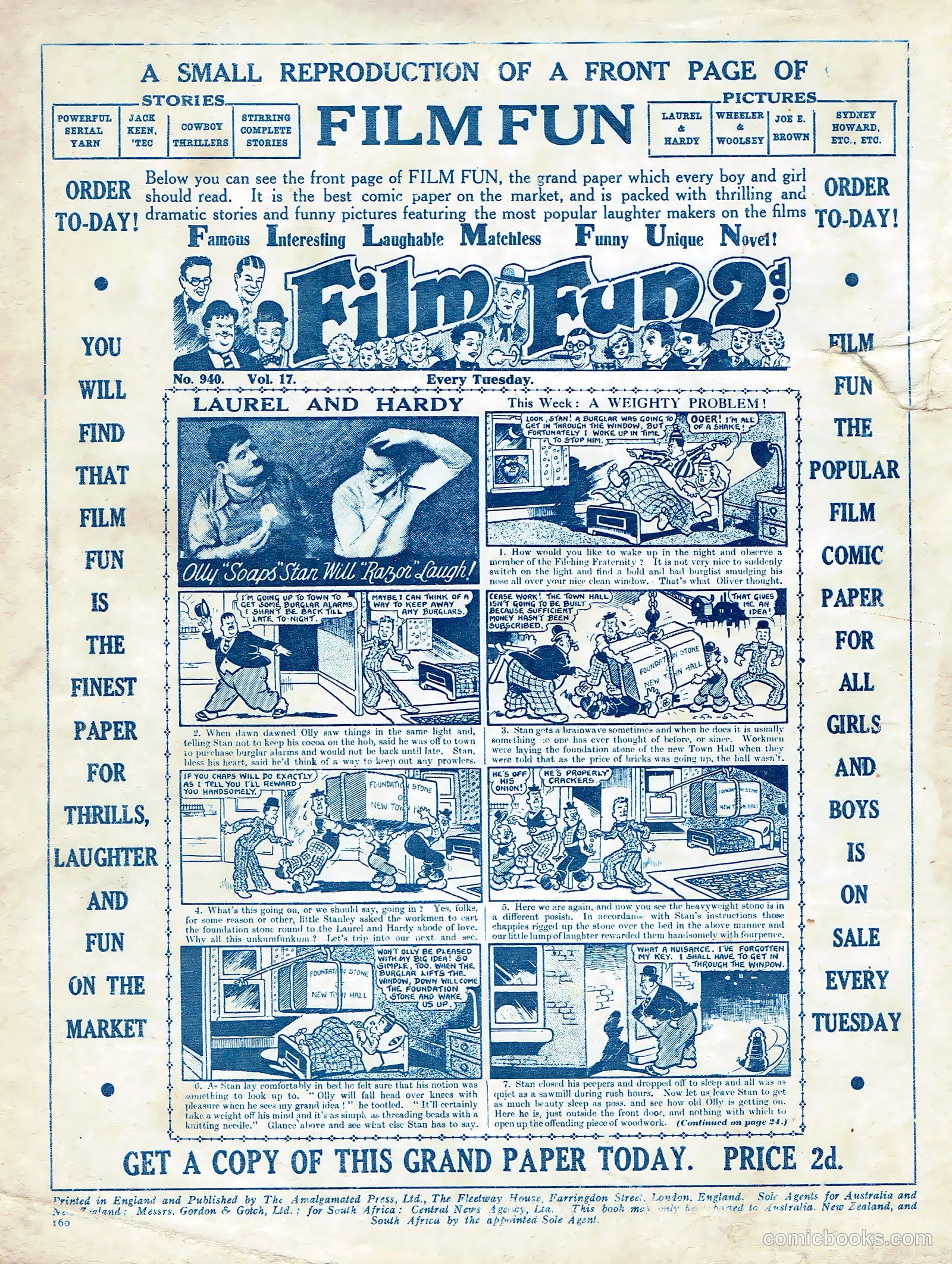 Film Fun Annual #1939 (1939) — page 63 of 64
