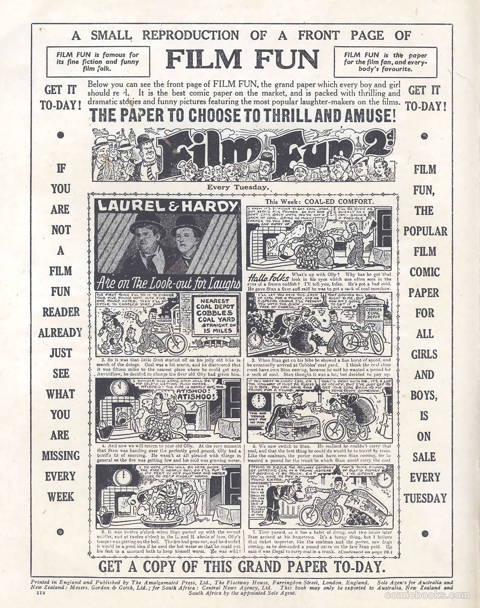 Film Fun Annual #1942 (1942) — page 113 of 114