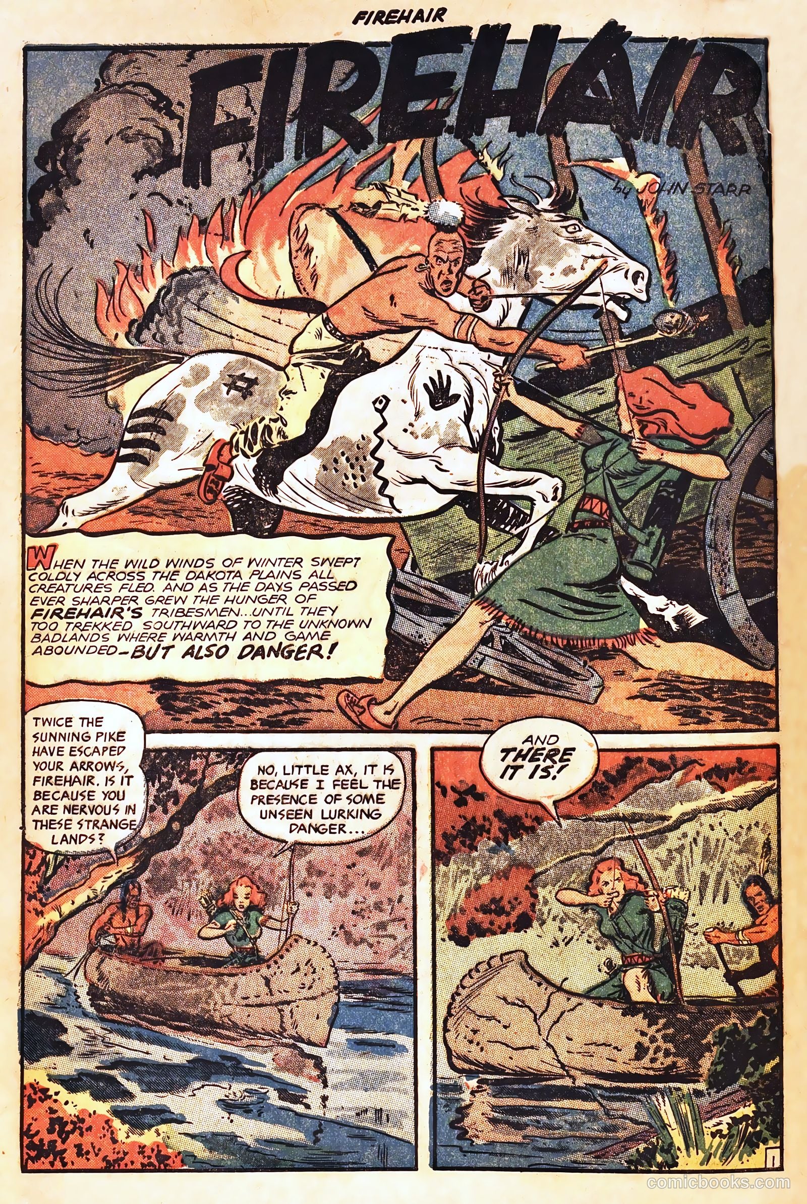 Firehair #11 (1952) — page 4 of 36