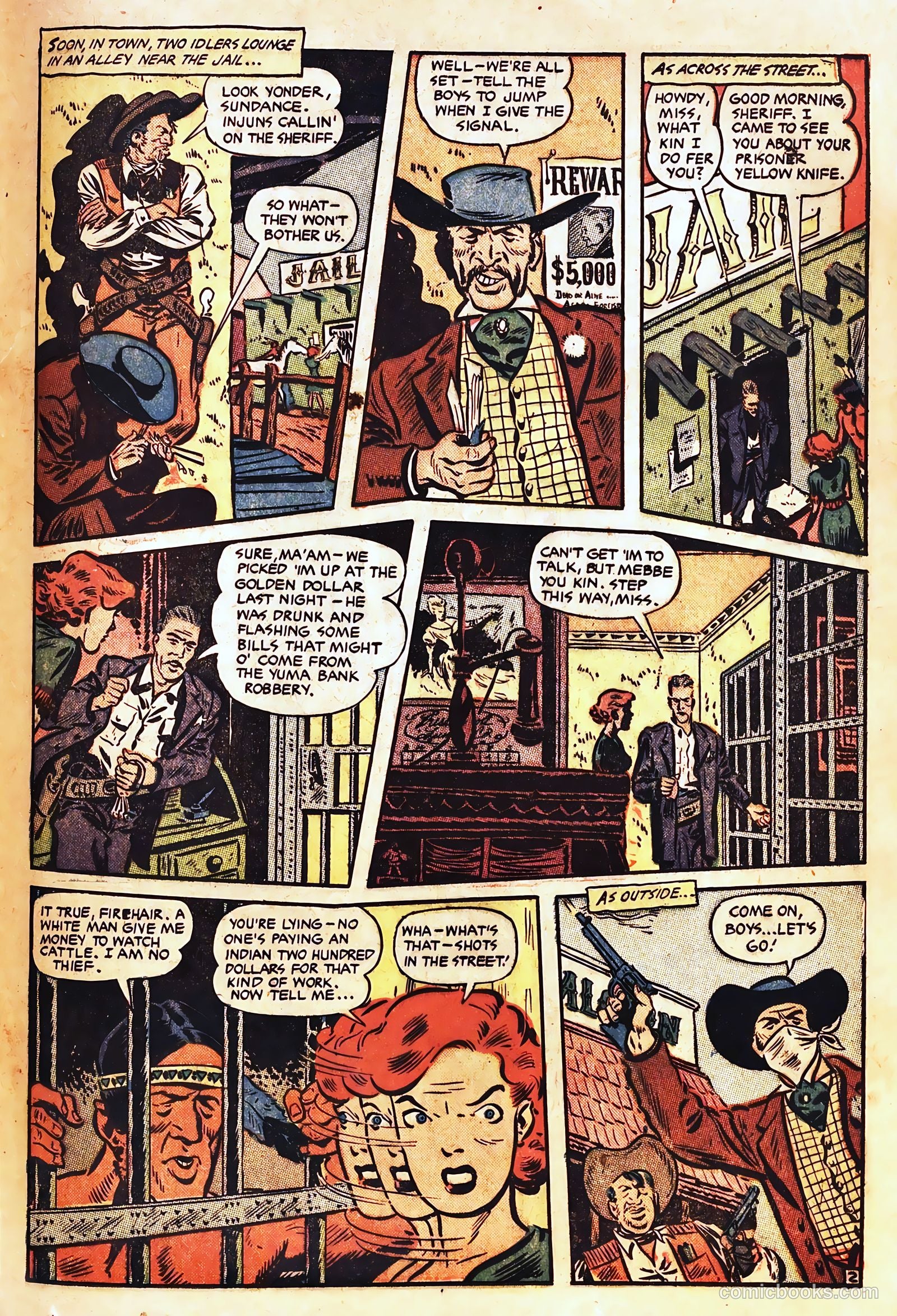 Firehair #11 (1952) — page 25 of 36