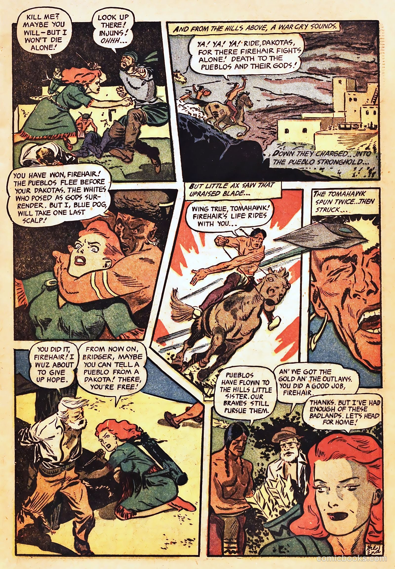 Firehair #11 (1952) — page 13 of 36