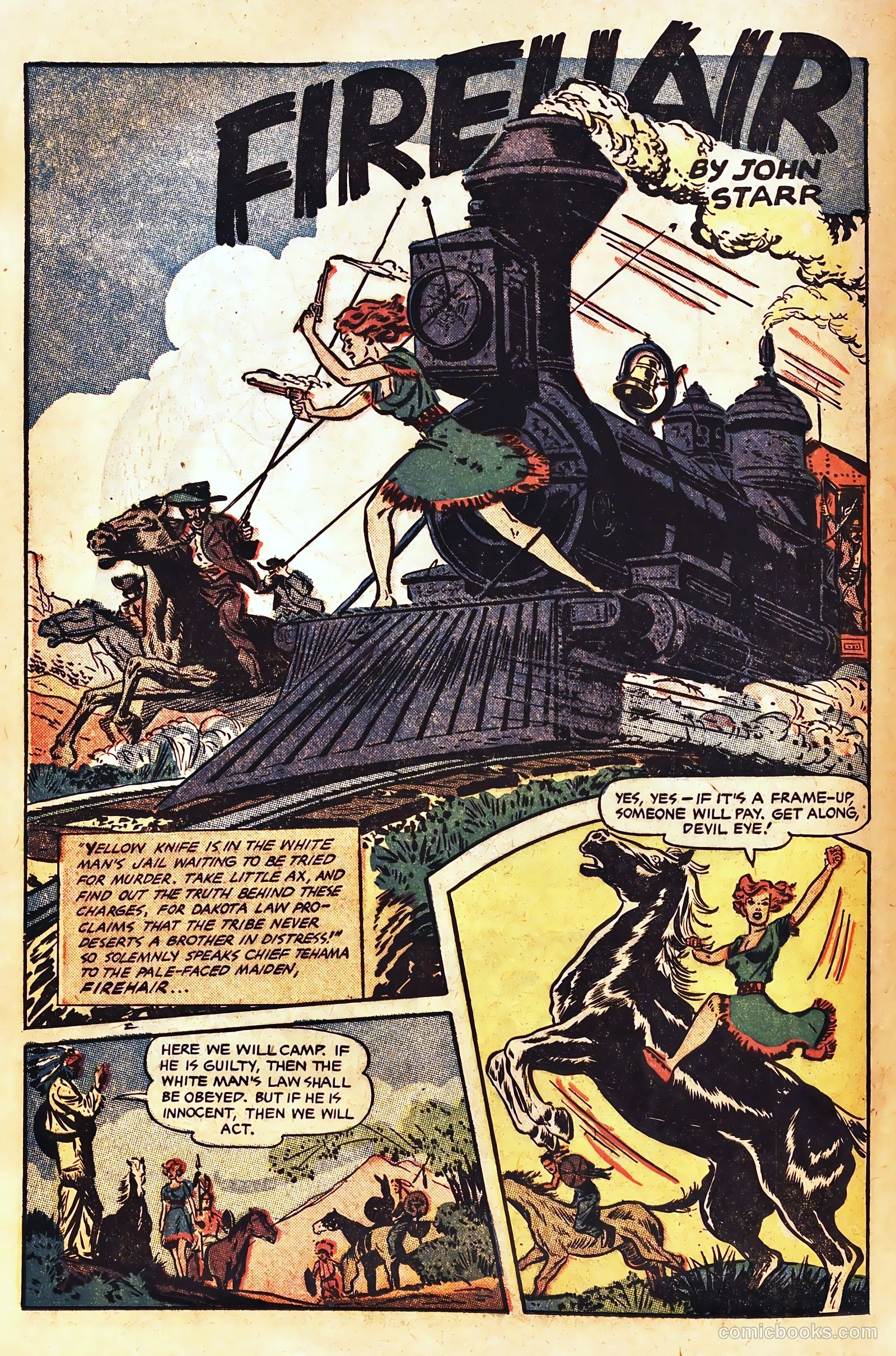 Firehair #11 (1952) — page 24 of 36