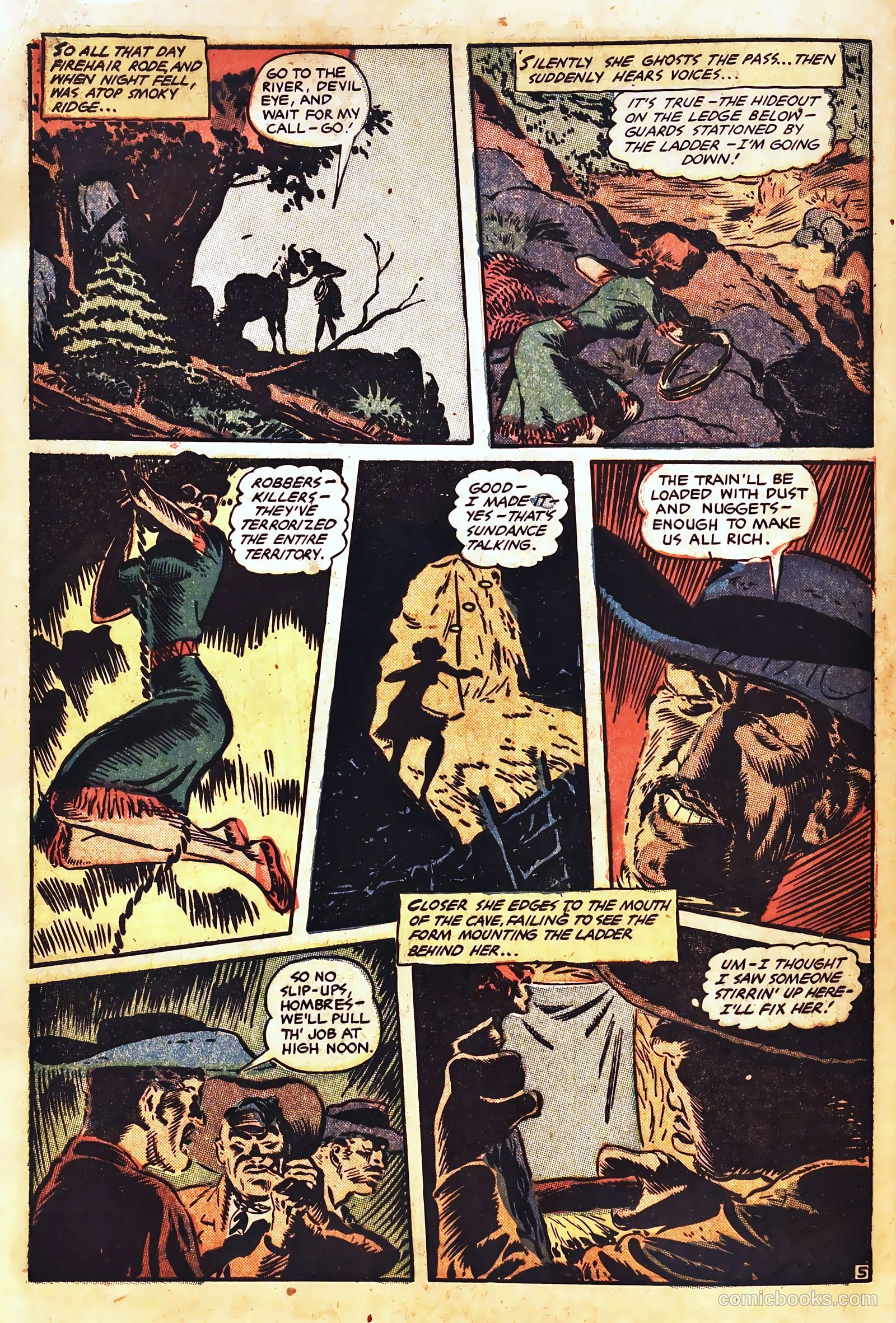 Firehair #11 (1952) — page 28 of 36
