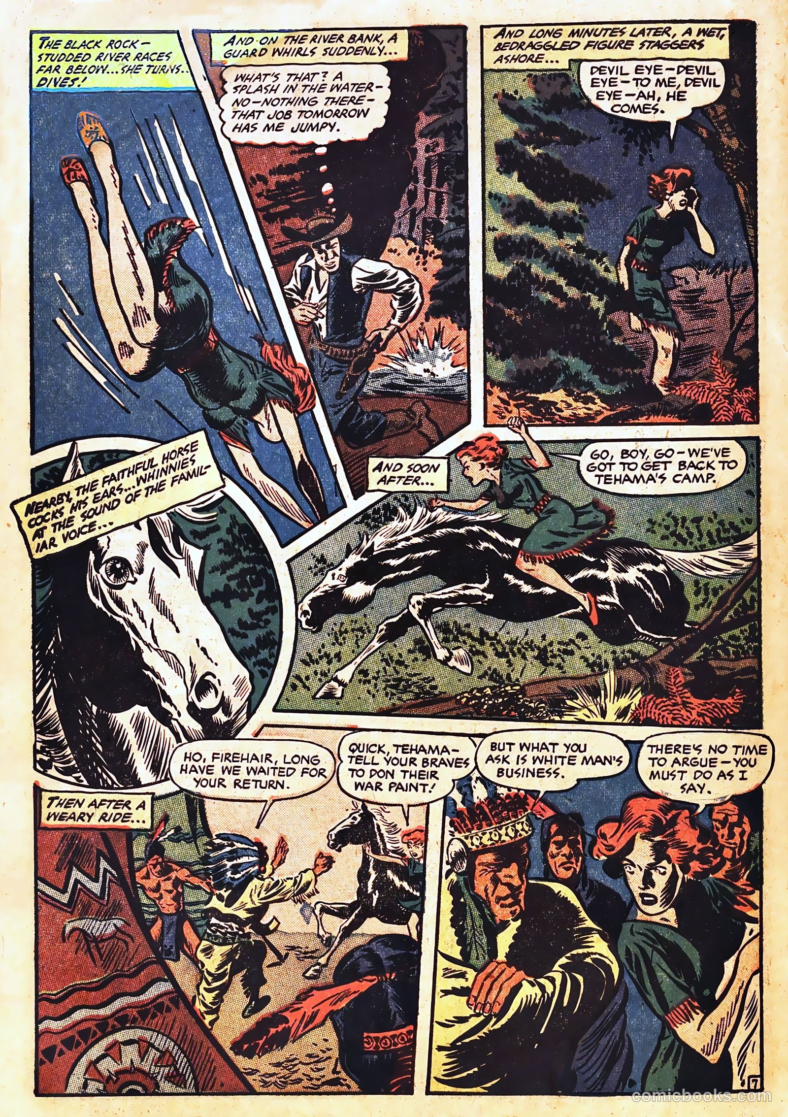 Firehair #11 (1952) — page 30 of 36