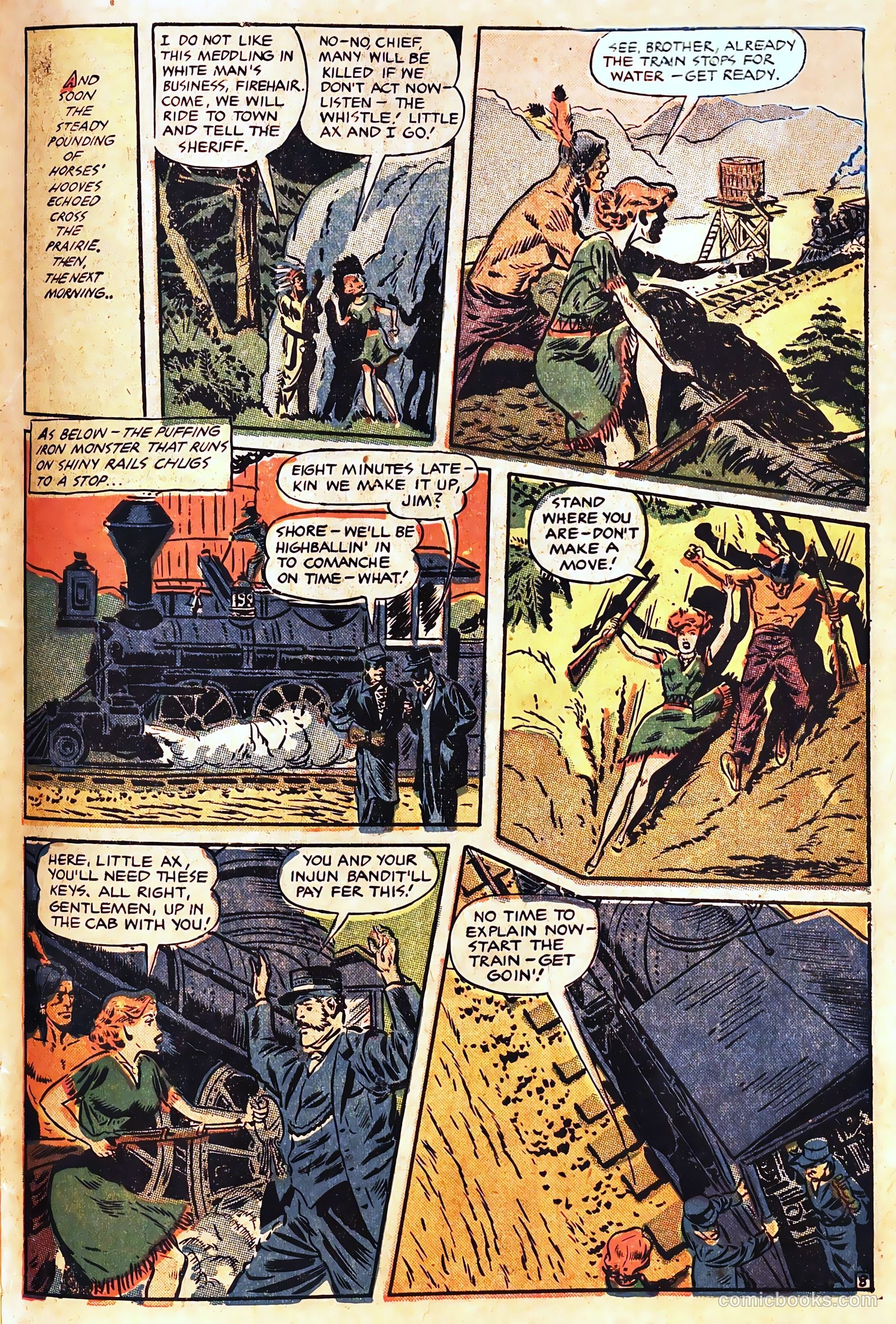Firehair #11 (1952) — page 31 of 36