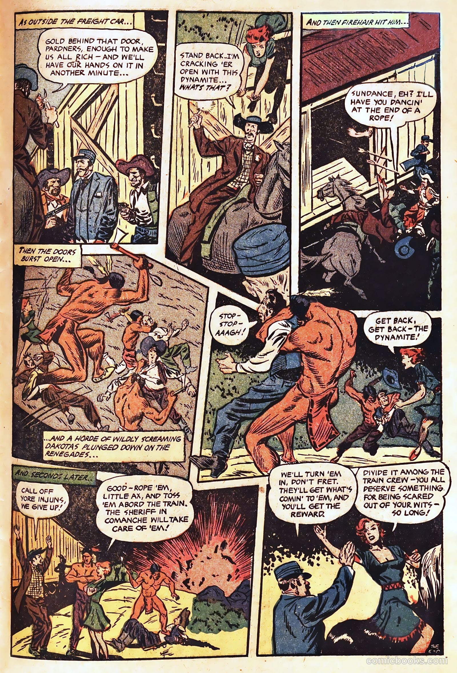 Firehair #11 (1952) — page 33 of 36