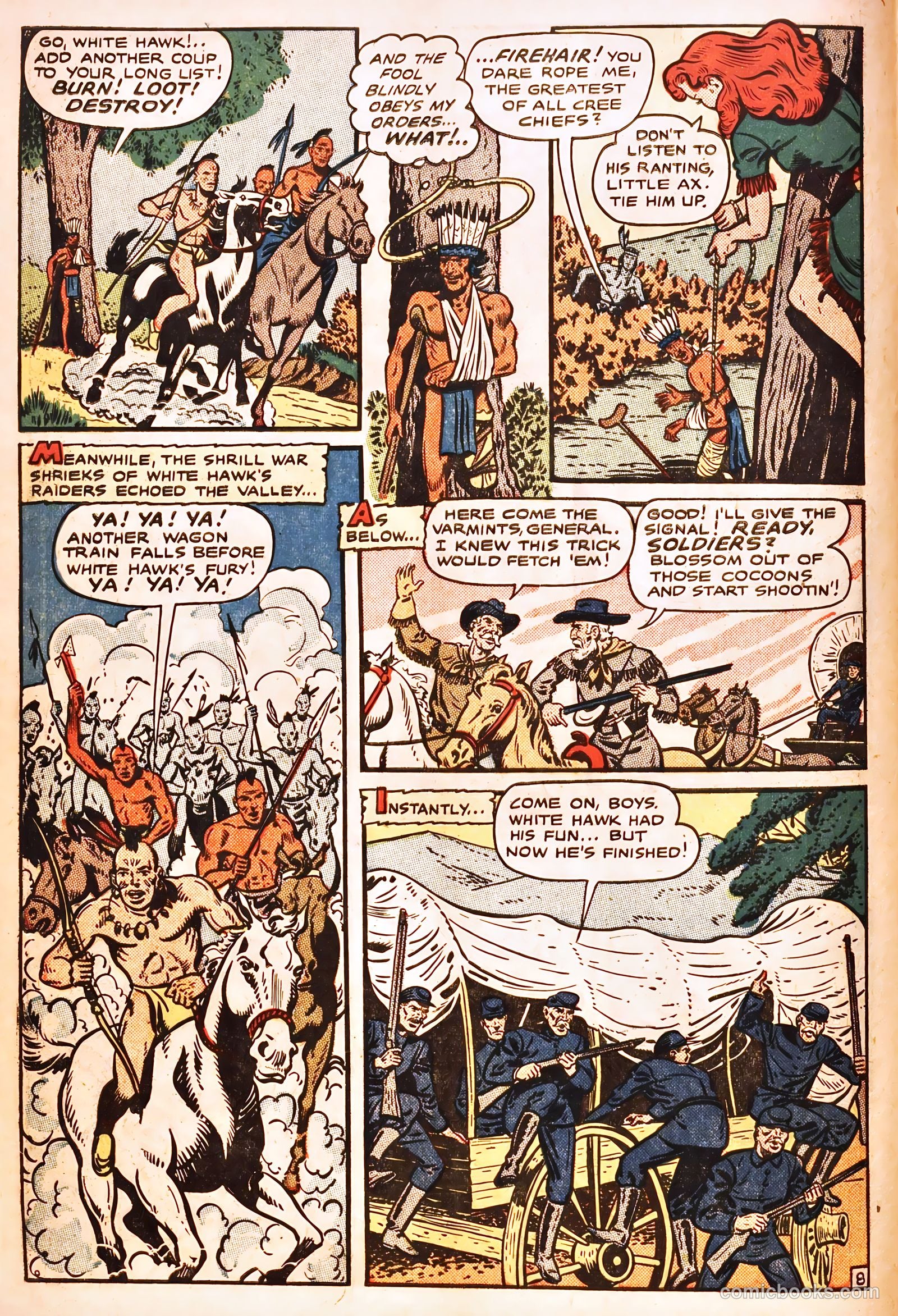 Firehair #7 (1951) — page 10 of 36