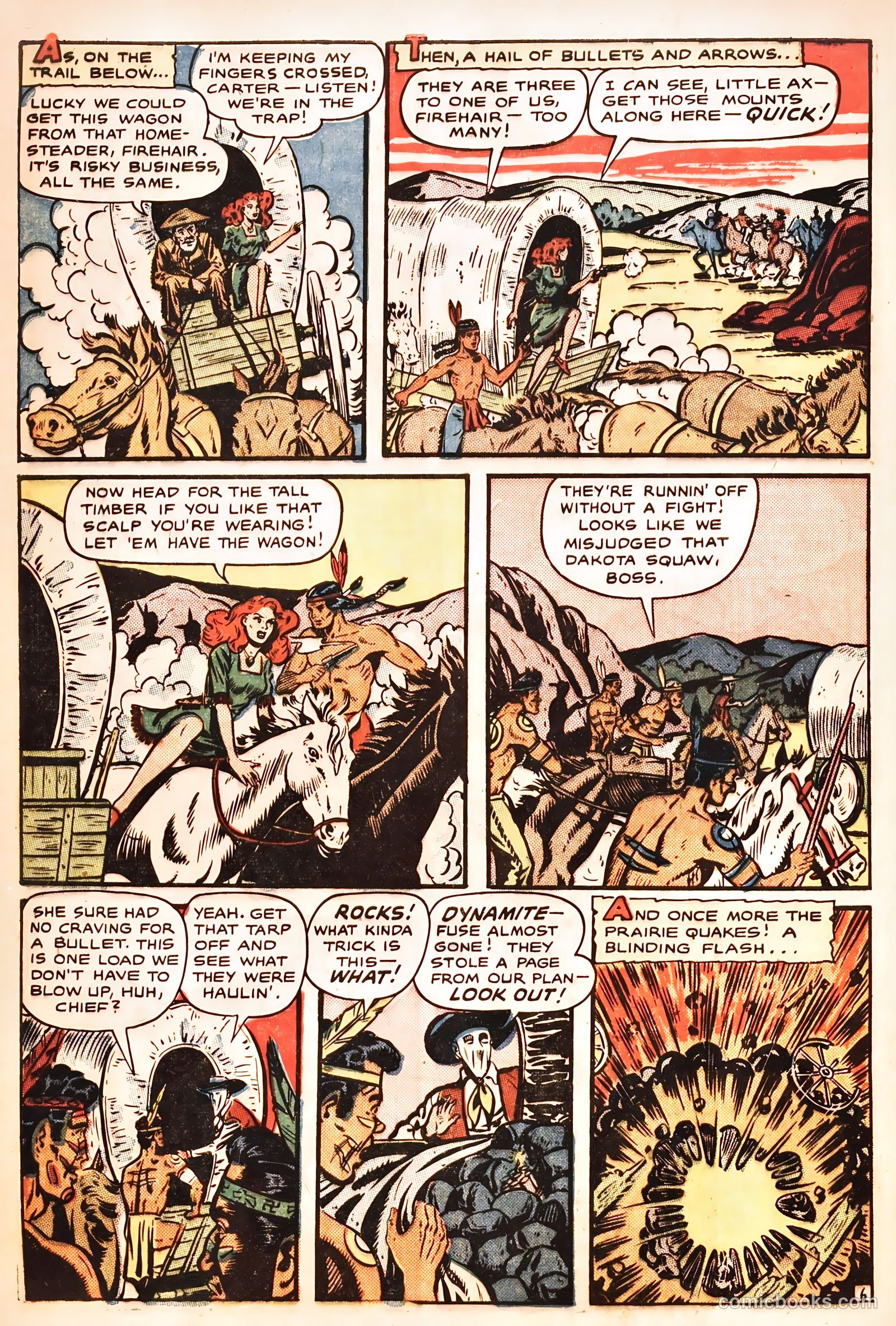 Firehair #7 (1951) — page 32 of 36