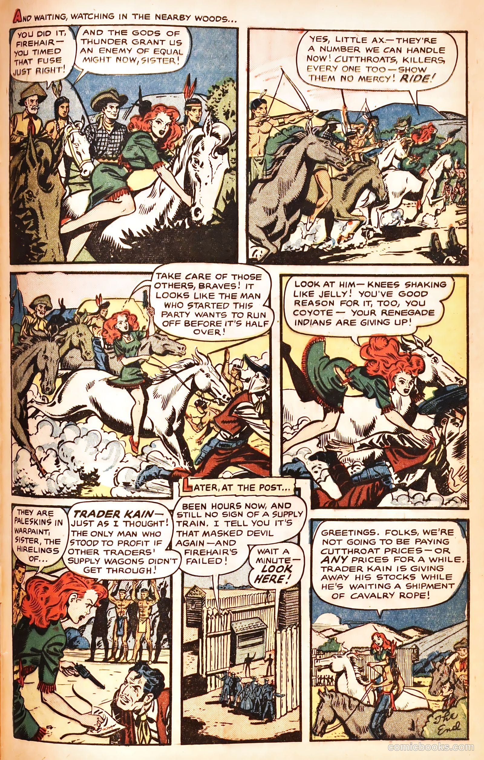 Firehair #7 (1951) — page 33 of 36