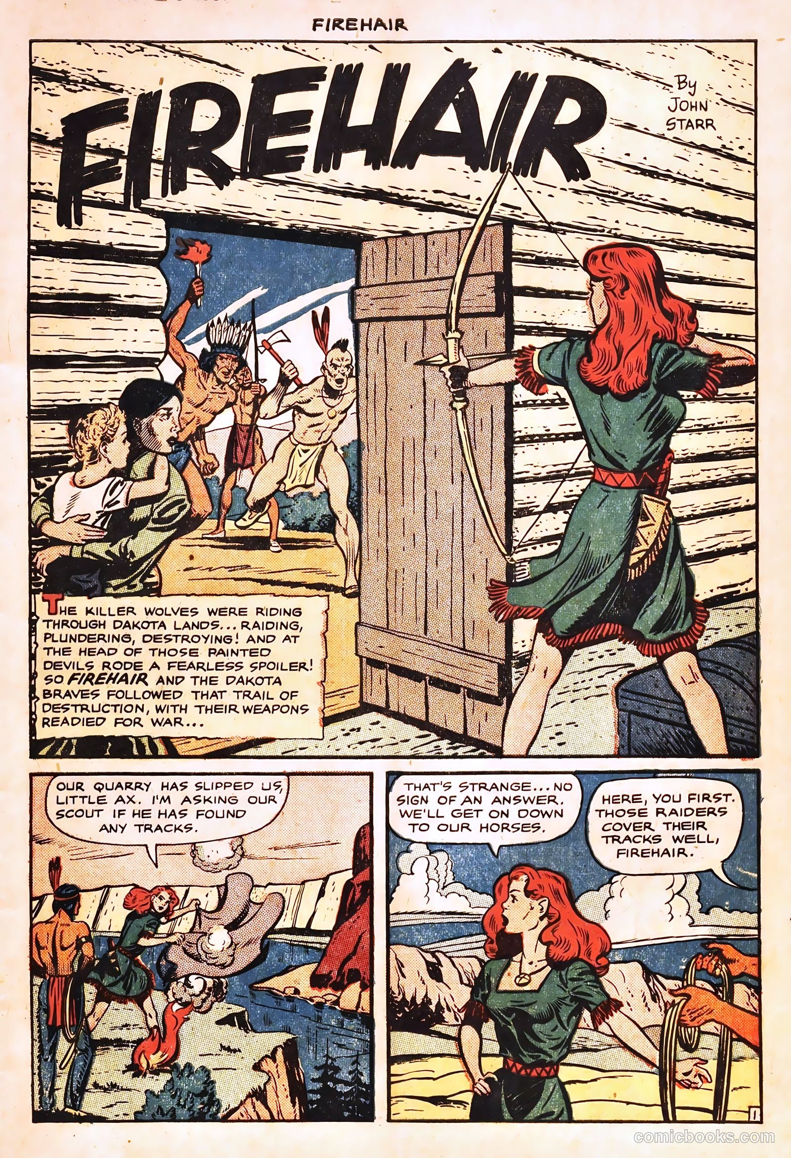 Firehair #7 (1951) — page 3 of 36
