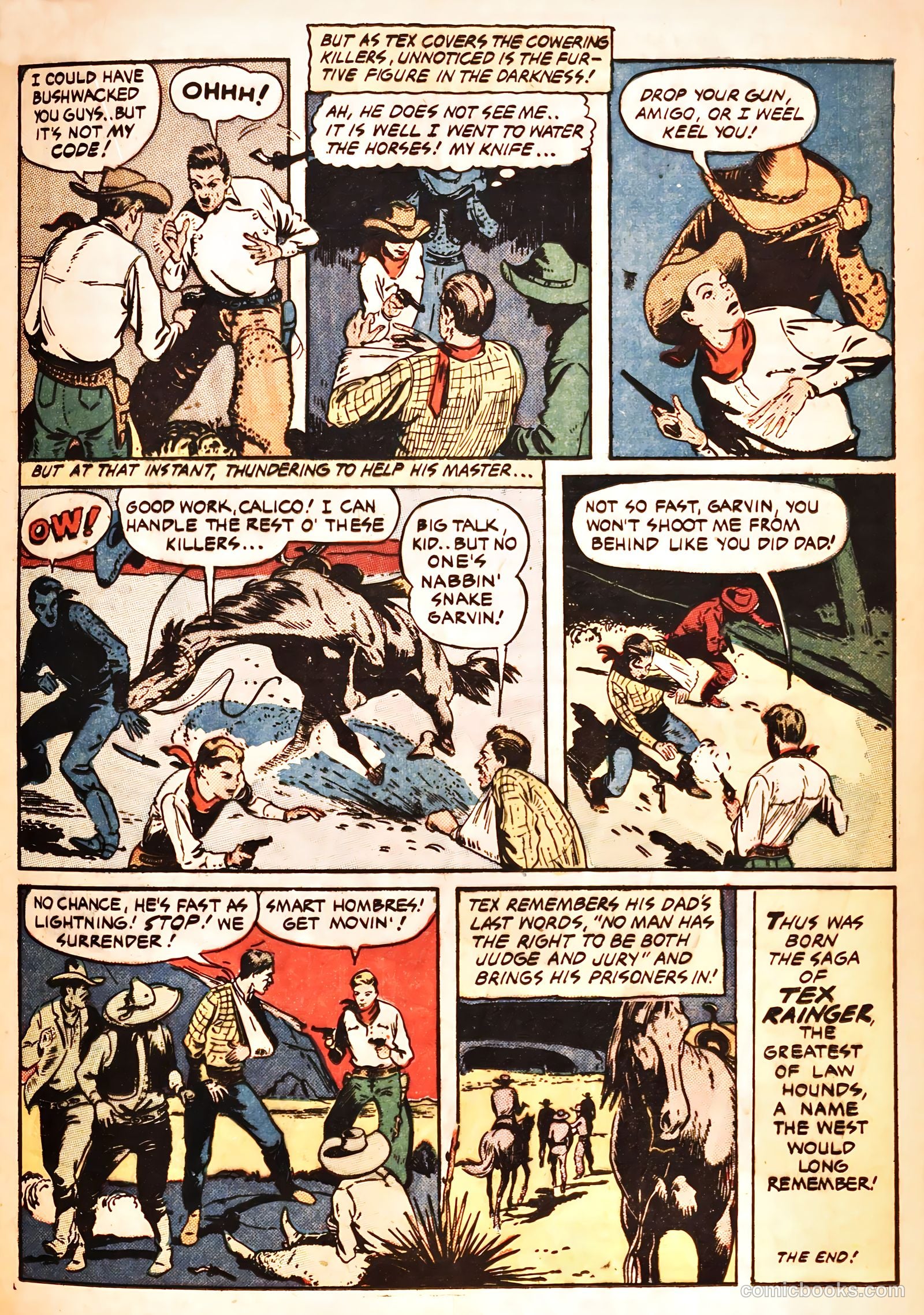 Firehair #7 (1951) — page 21 of 36